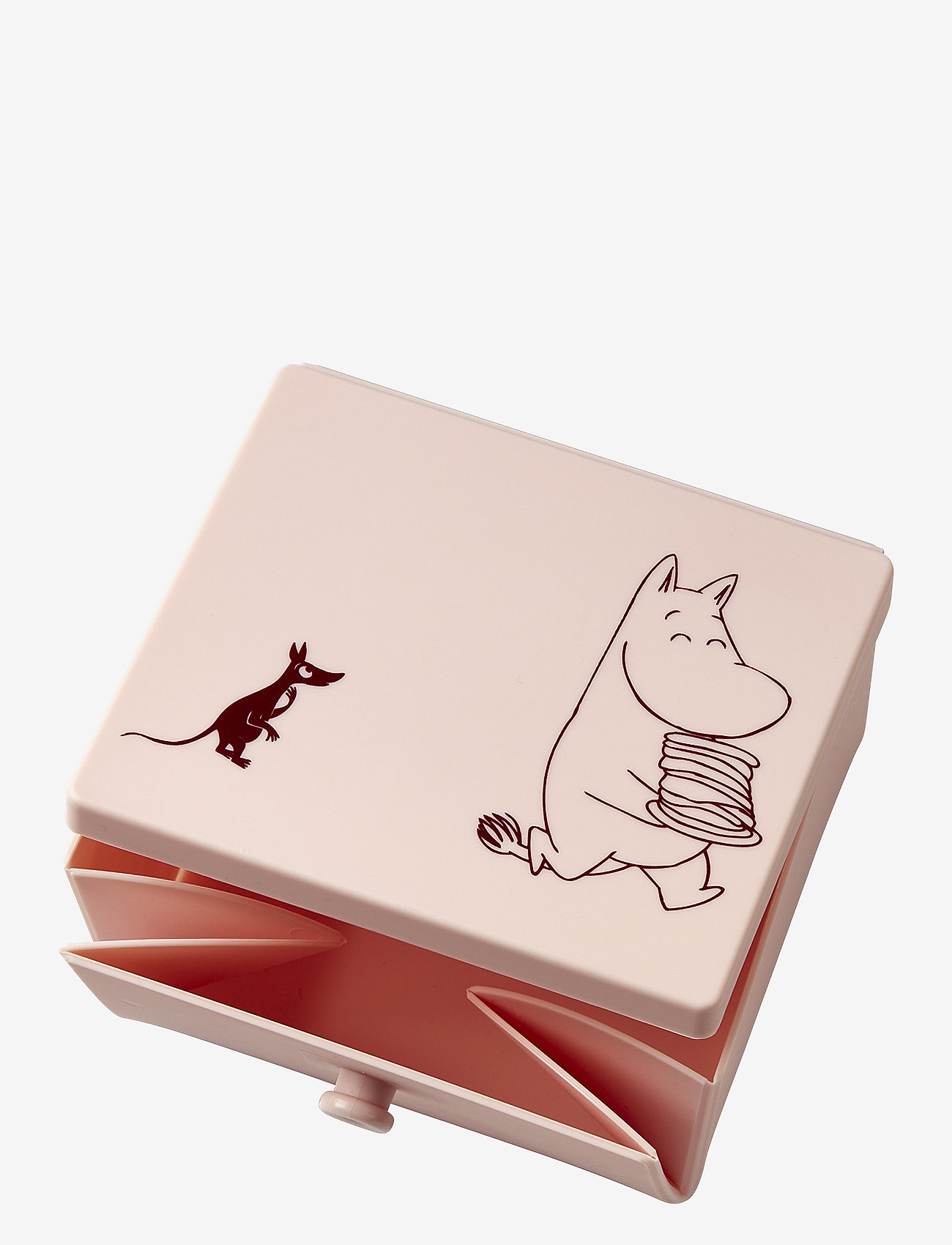 Moomin - The Moomins storage/Lunch box square - matlådor - pink - 1