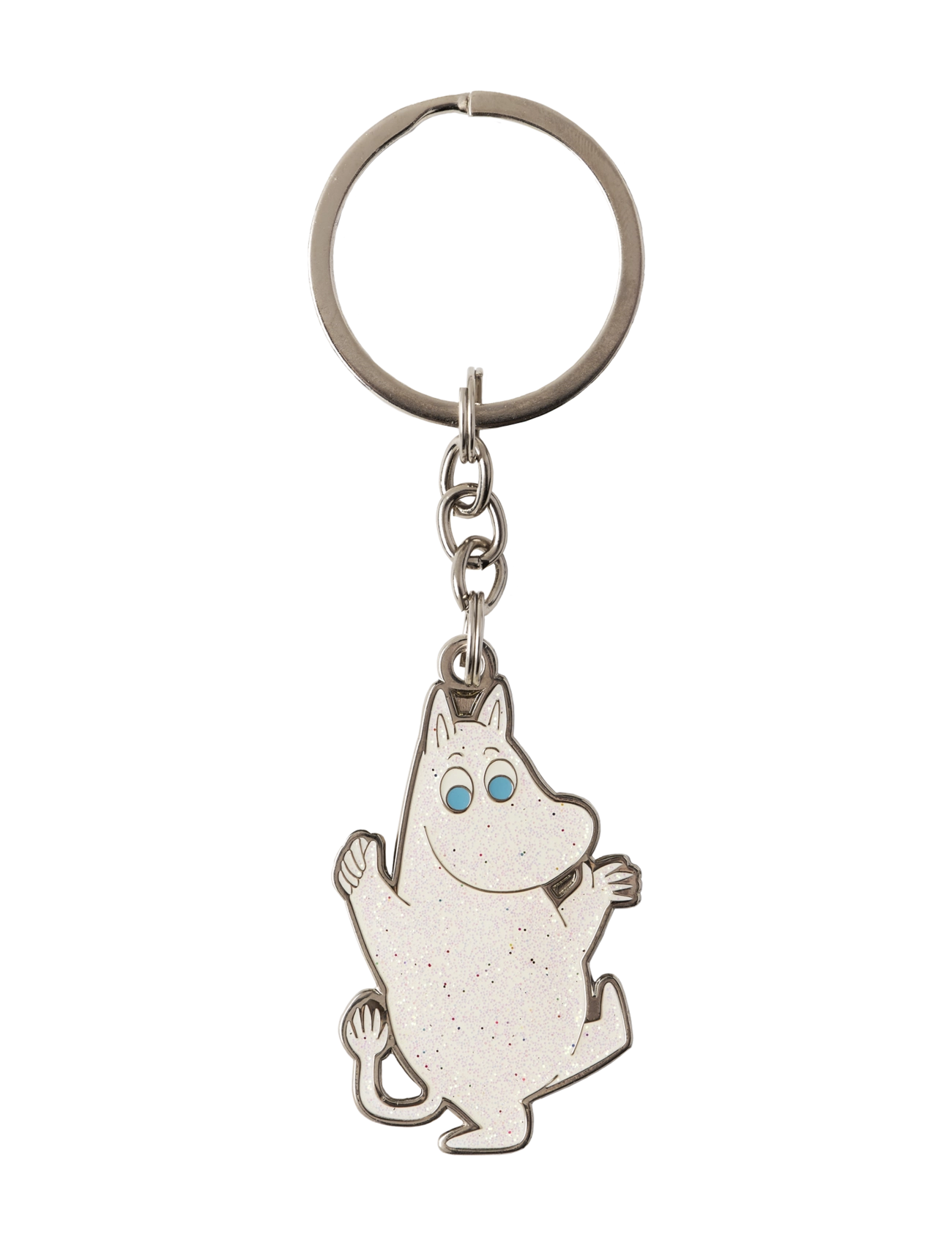 Dsignhouse Moomin Metal Keyring Moomintroll, L:11 cm, Accessories, Silber - Key Rings, Frauen