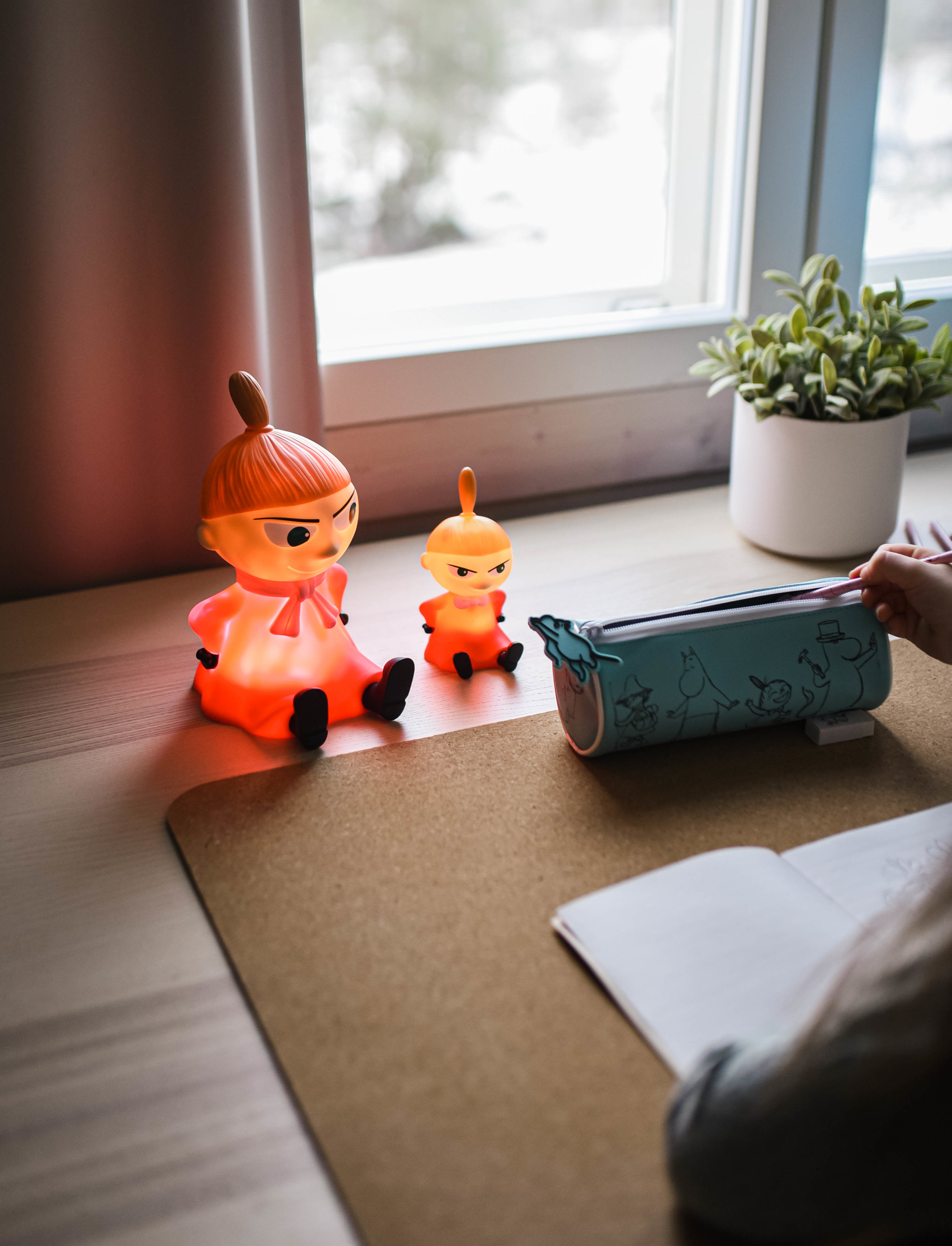 Dsignhouse Moomin - Moomin Little My night light small in gift box - natlamper - red - 5