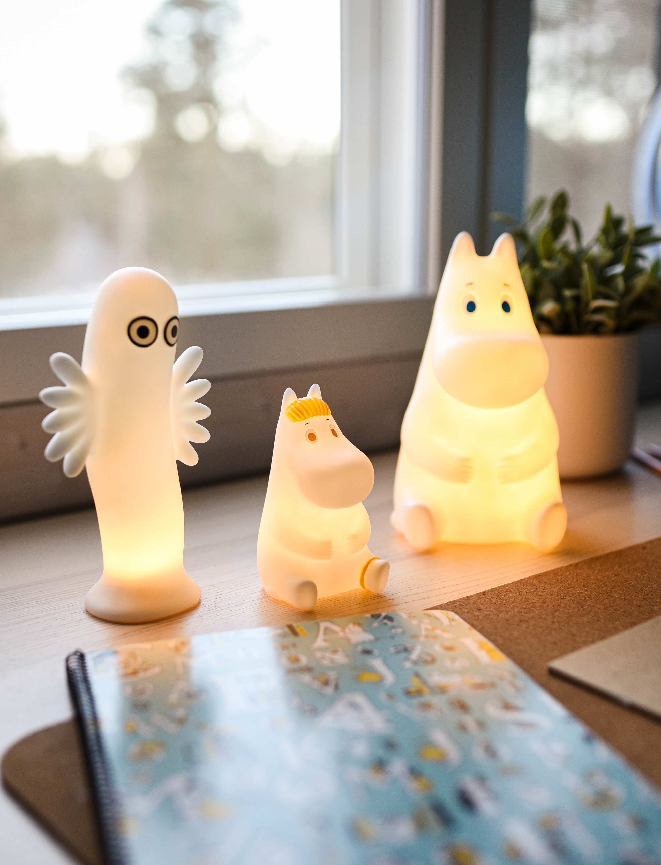 Dsignhouse Moomin - Moomin Snorkmaiden night light small in gift box - natlamper - white snorkmaiden - 5