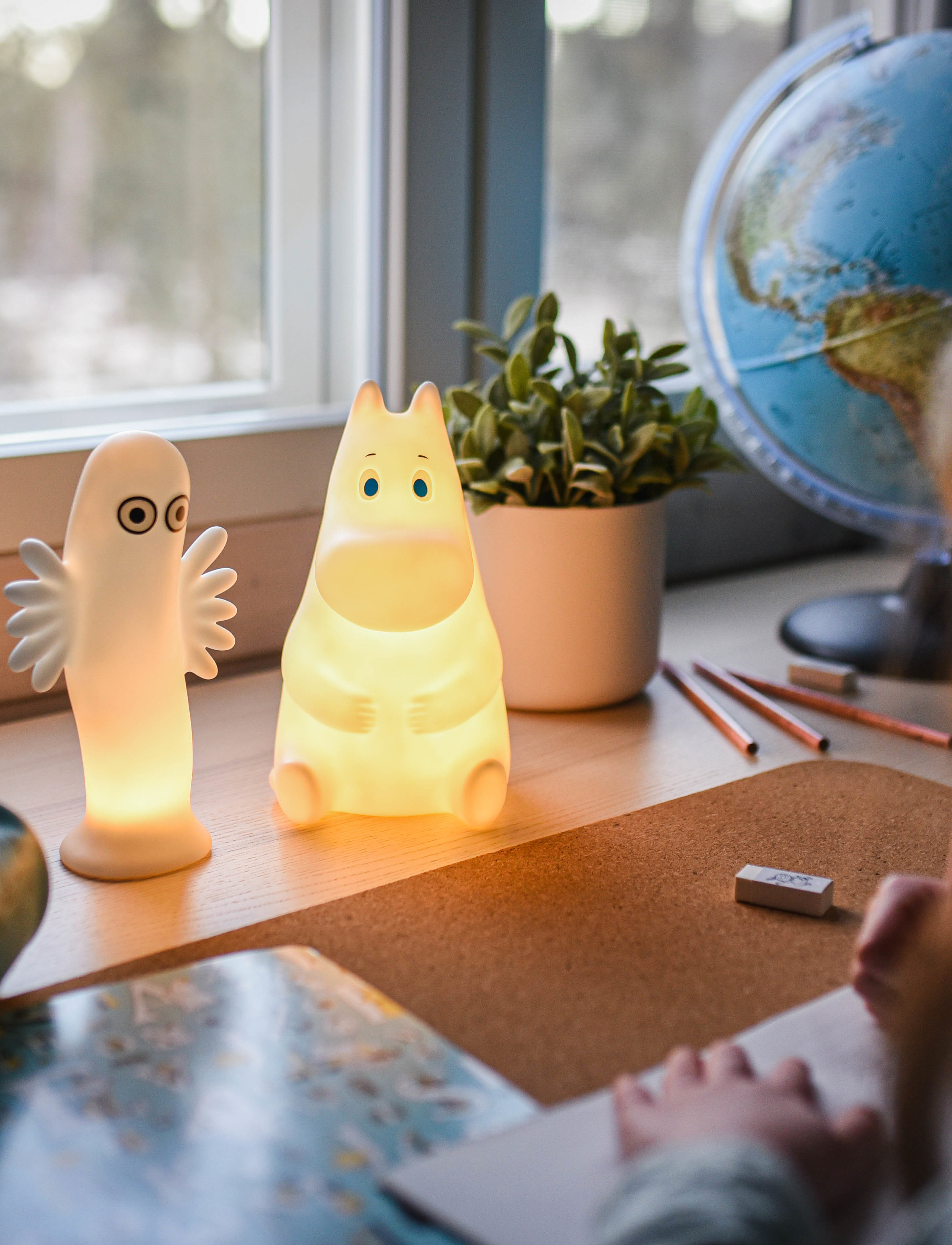 Dsignhouse Moomin - Moomin nightlamp Hattifatter S - nachtlampen - white - 5