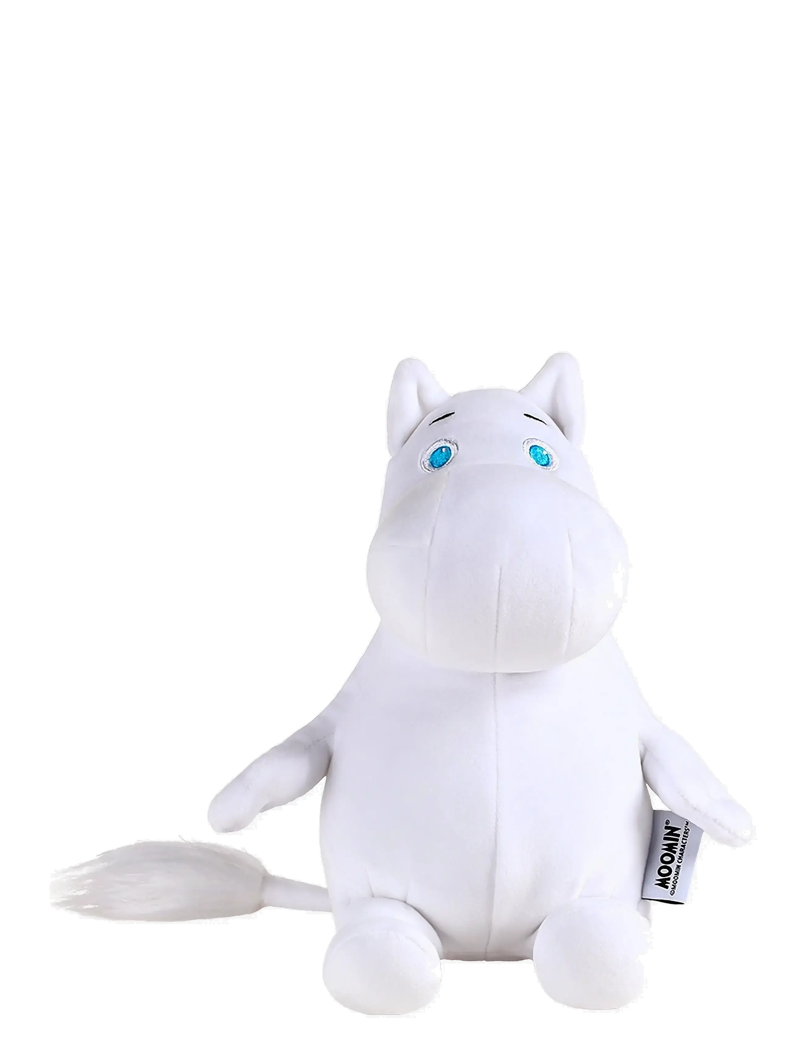 Dsignhouse Moomin Plush Toy Moomintroll M, 22 cm, White, Soft Legetøj > Stuffed Animals, Børn