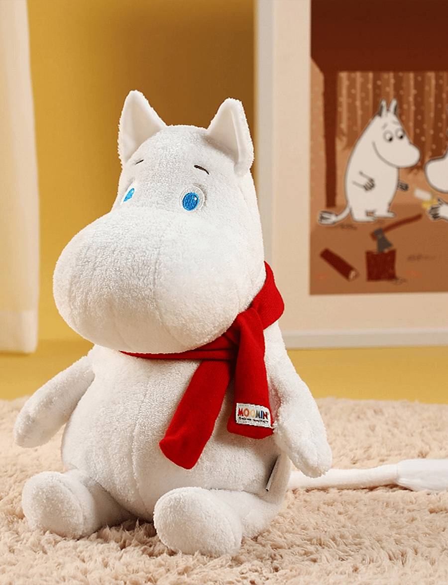 Dsignhouse Moomin - Plush toy Moomintroll L - plīša dzīvnieki - white - 0