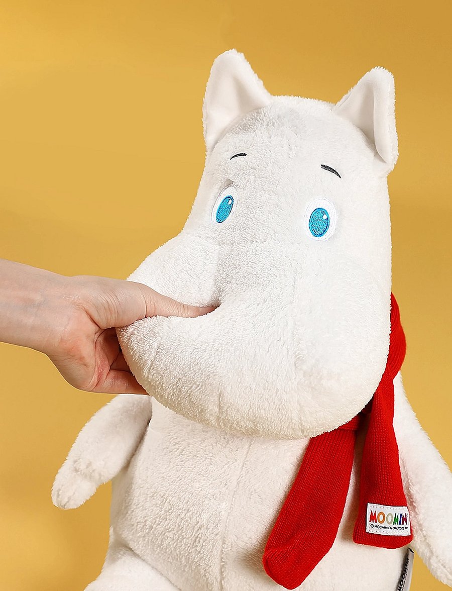 Dsignhouse Moomin - Plush toy Moomintroll L - plīša dzīvnieki - white - 2