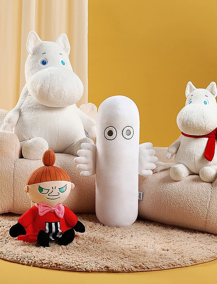 Dsignhouse Moomin - Plush toy Moomintroll L - plīša dzīvnieki - white - 4