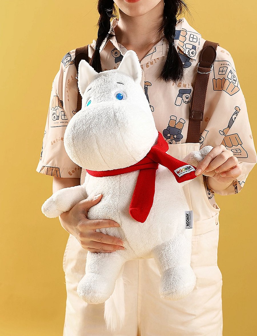 Dsignhouse Moomin - Plush toy Moomintroll L - plīša dzīvnieki - white - 5