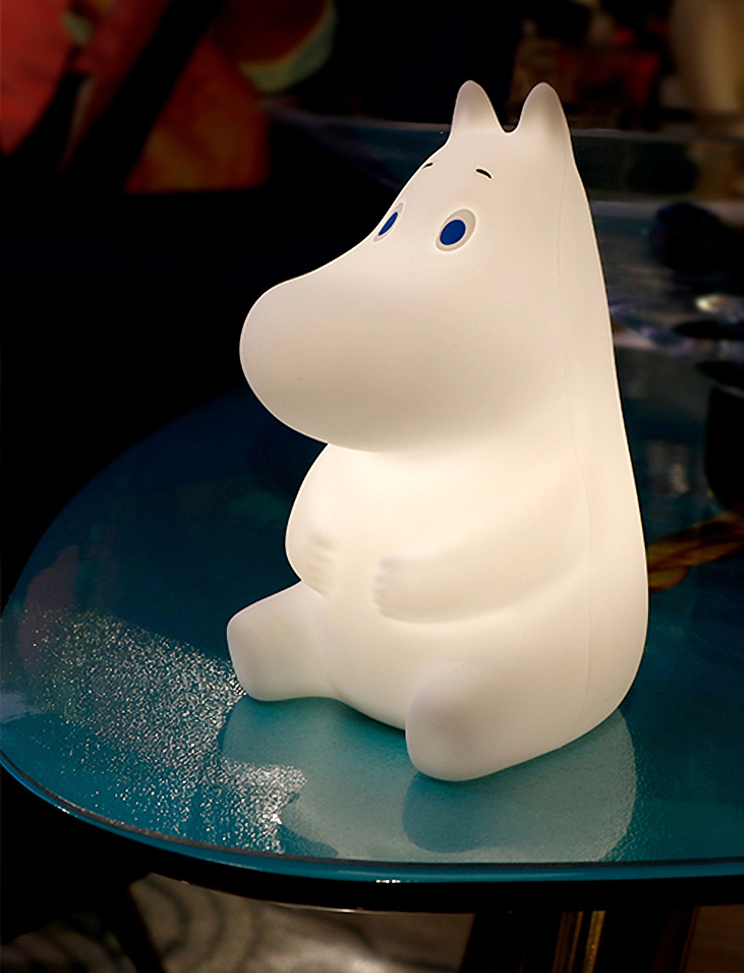 Dsignhouse Moomin Light Moomintroll Silicone S, H:7.5 cm, Lighting, Weiß - Night Lamps, Kinder