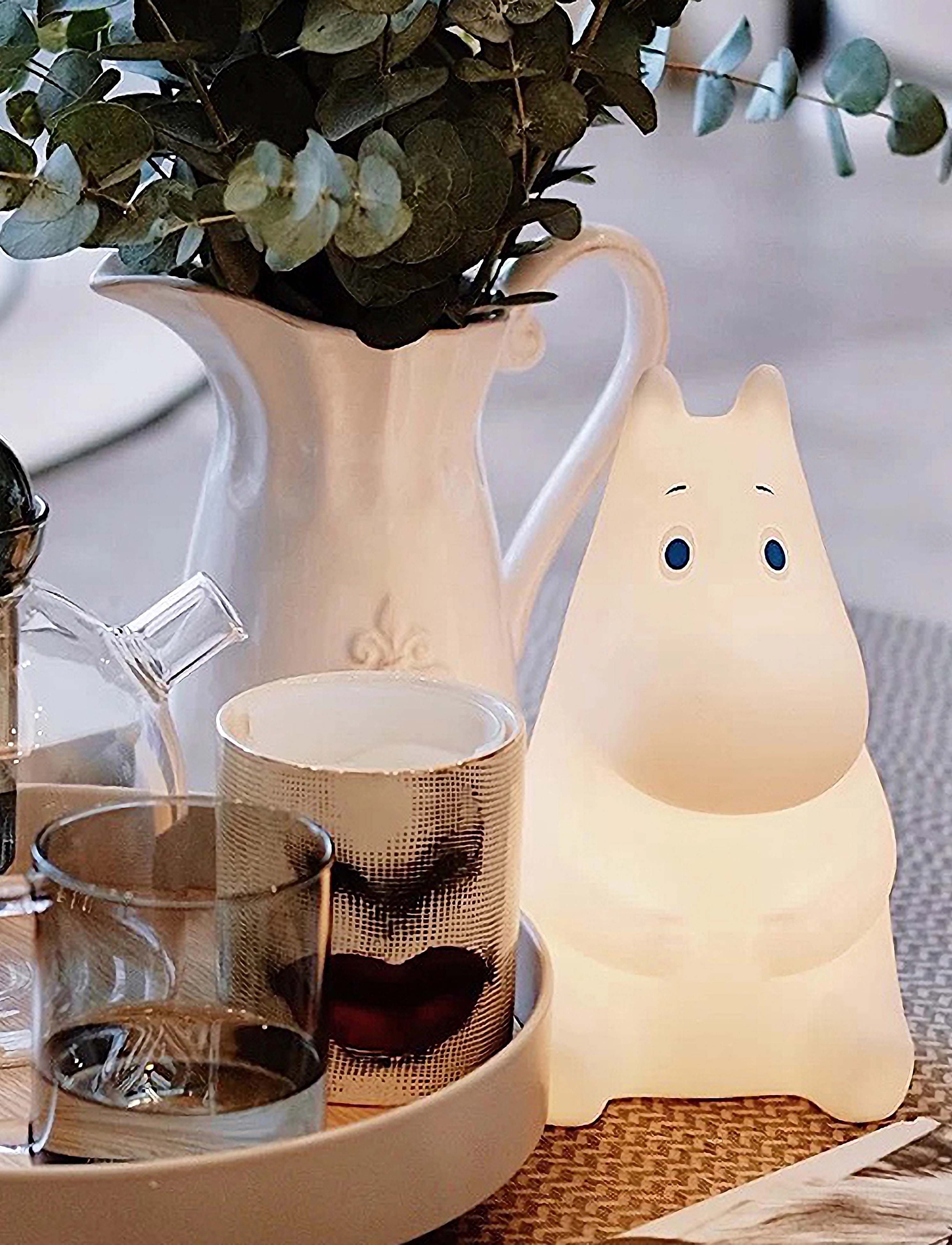 Dsignhouse Moomin - Moomin Light Moomin Moomintroll silicone S - apšvietimo įrenginiai - white - 5