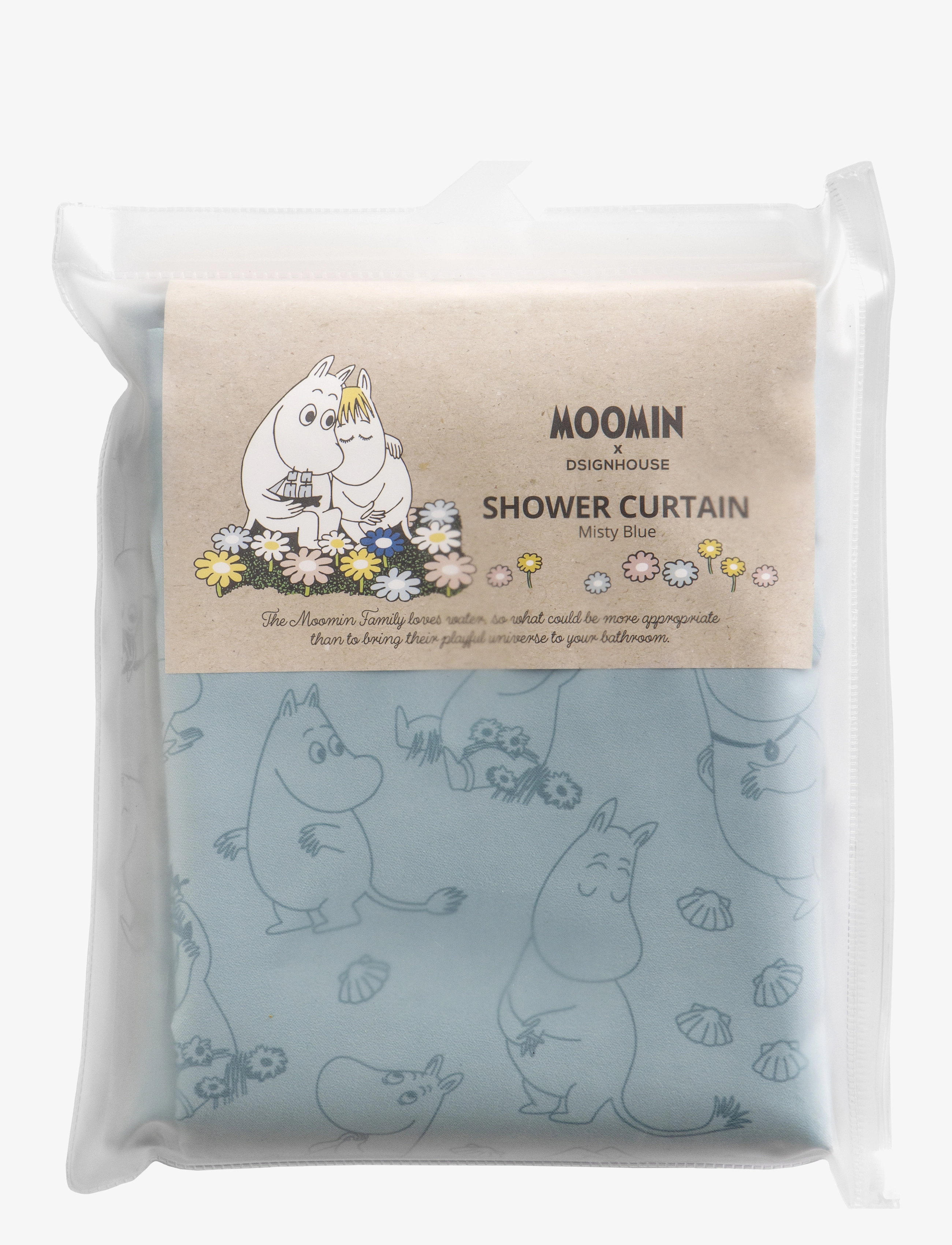 Dsignhouse Moomin - The Moomins shower curtain - duschvorhänge - blue - 2