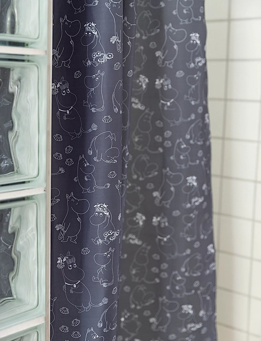 Dsignhouse Moomin - The Moomins shower curtain - duschvorhänge - white - 2