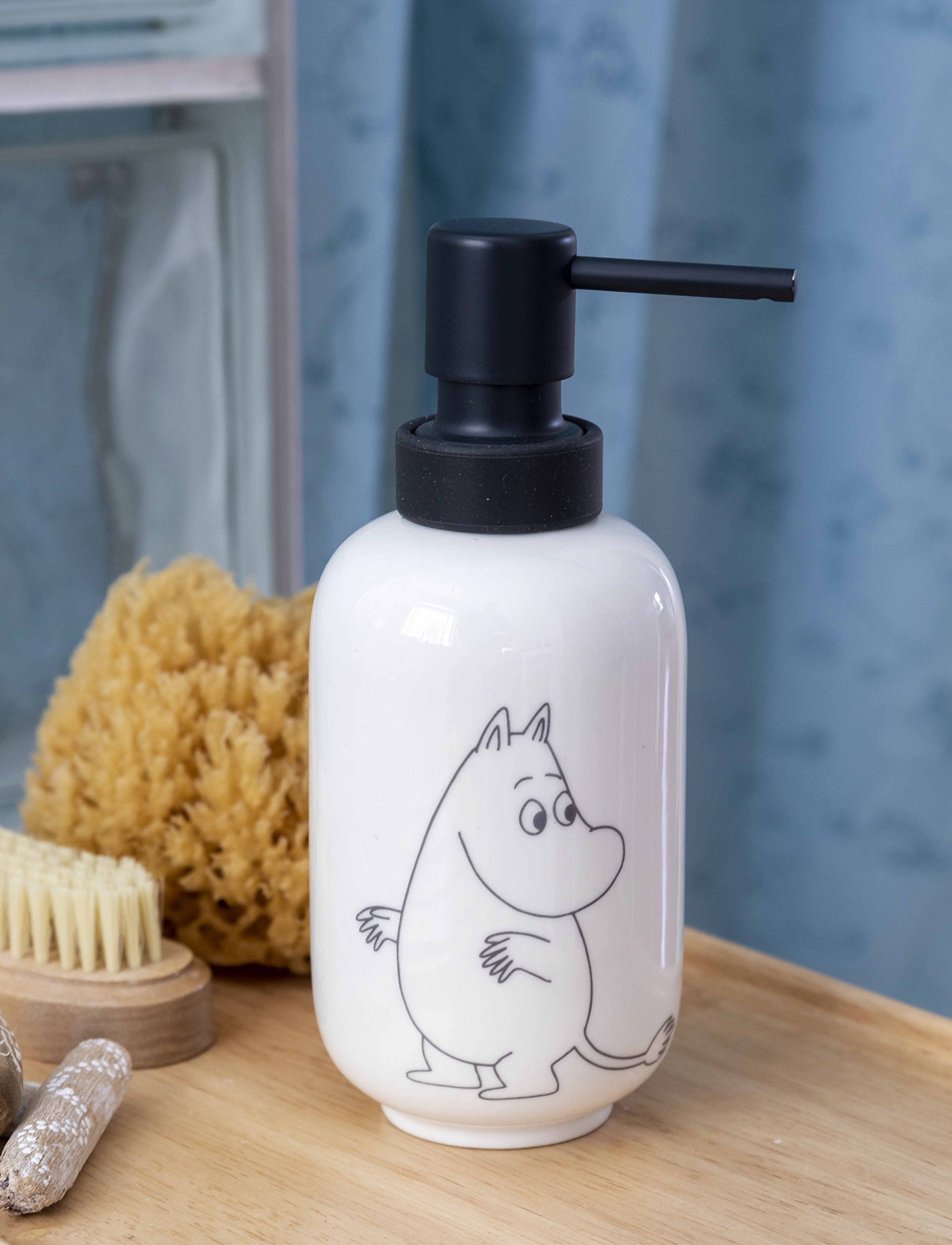 Dsignhouse Moomin The Moomins Soap Dish, 16X7 cm, Bathroom Interior, Weiß - Pumps & Cups, Homeware