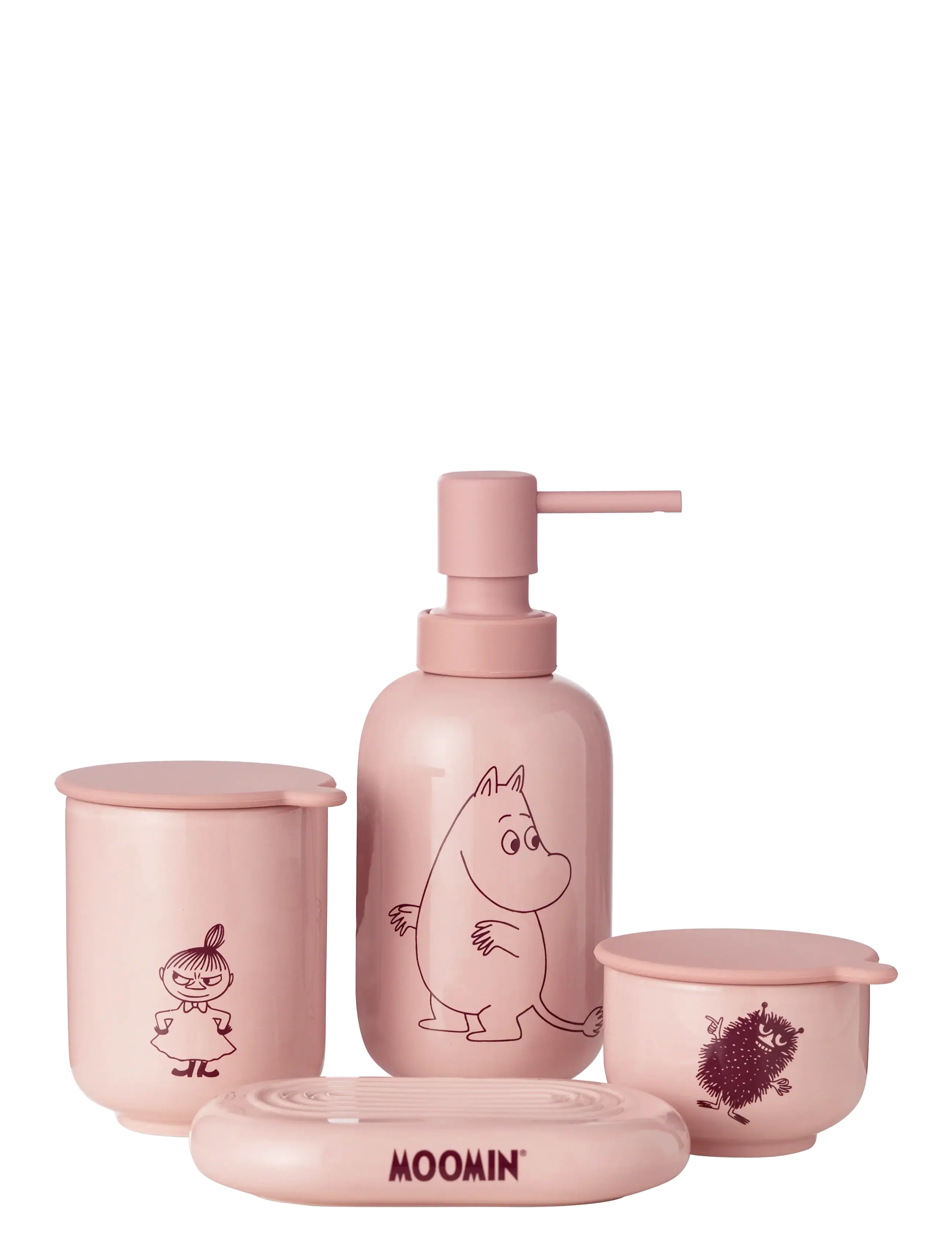 Dsignhouse Moomin - The Moomins soap dish - tvålpumpar, tvålkoppar & tvålfat - pink - 2
