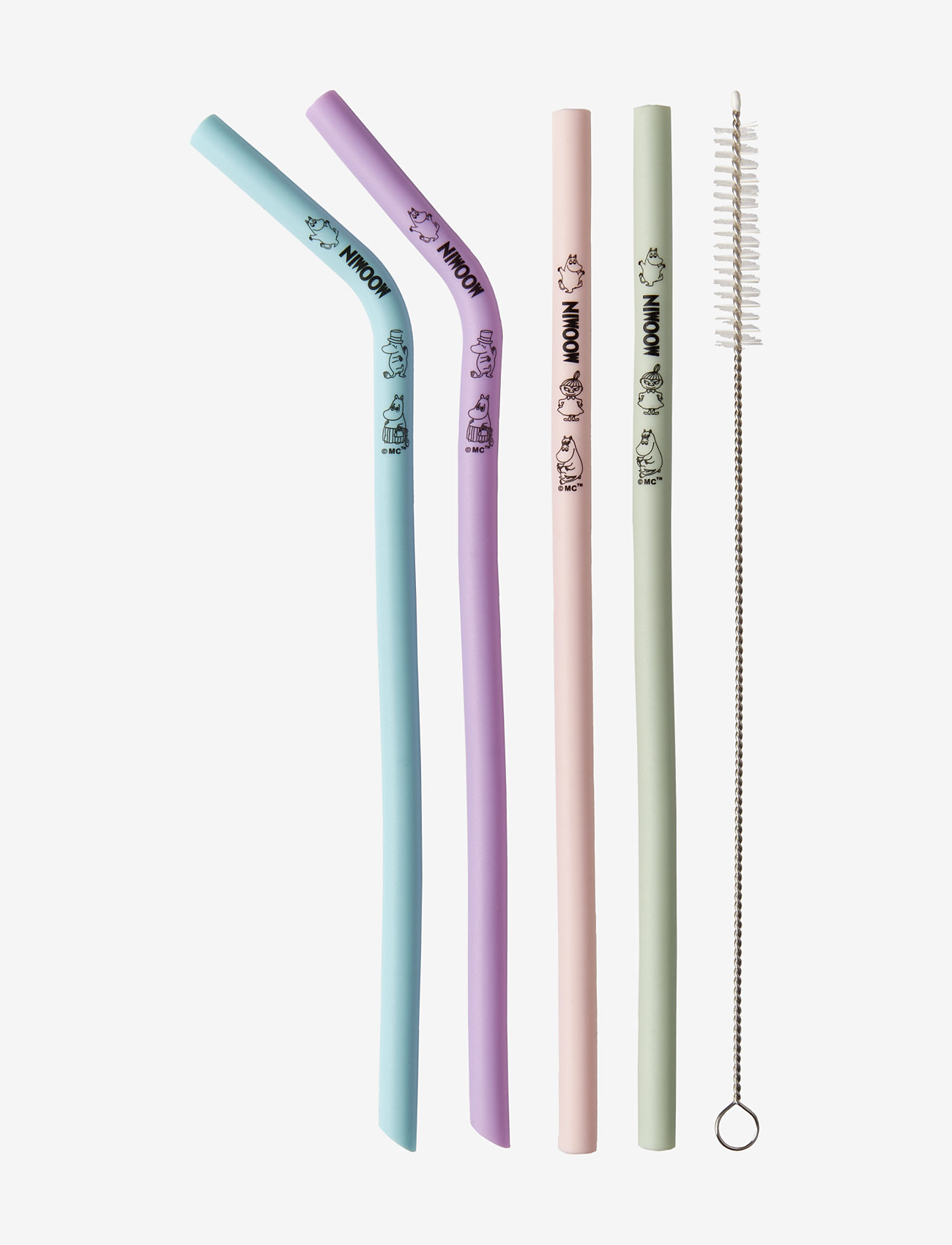 Dsignhouse Moomin - Silicone Straw Set - sugerør - multicolor - 0