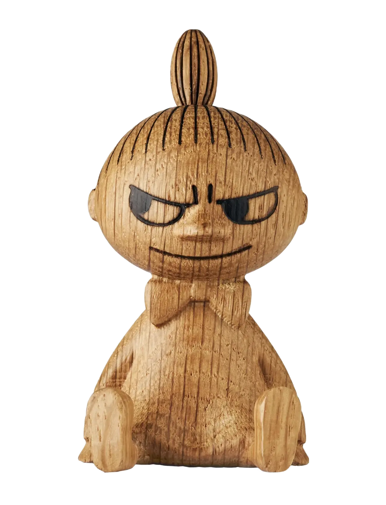 Dsignhouse Moomin Little My Oak Figurine Made By Hand, Træfigur, Multi/mønstret, Str: 8 CM