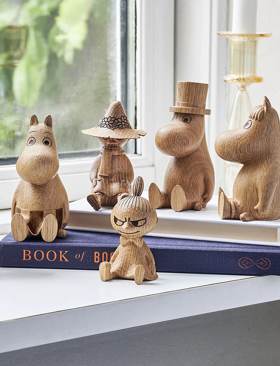 Dsignhouse Moomin - Little My oak figurine made by hand - holzfiguren - natural - 0