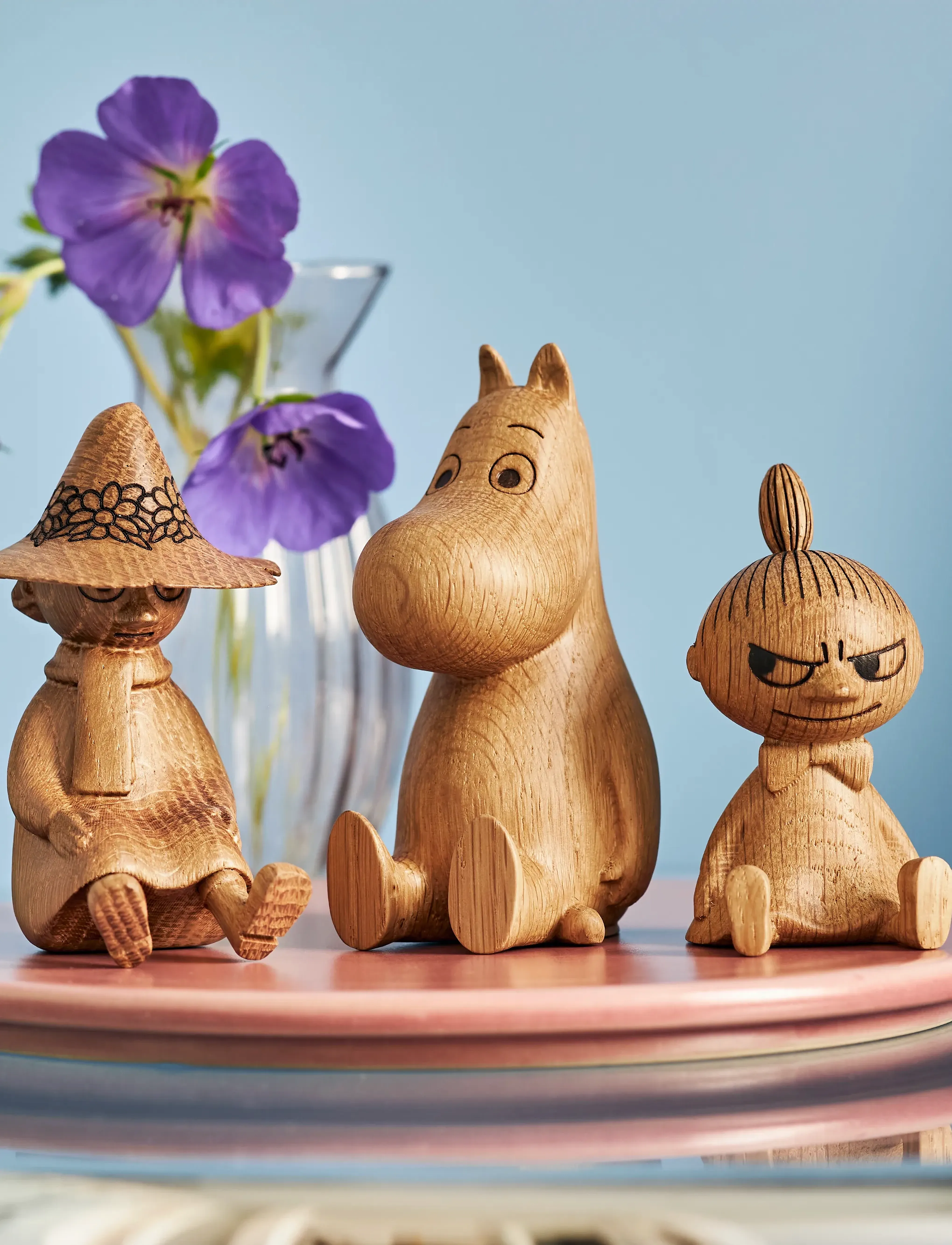Dsignhouse Moomin - Little My oak figurine made by hand - holzfiguren - natural - 3