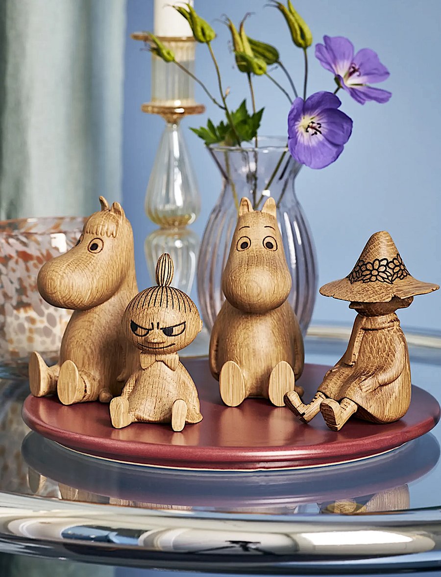 Dsignhouse Moomin - Little My oak figurine made by hand - holzfiguren - natural - 4