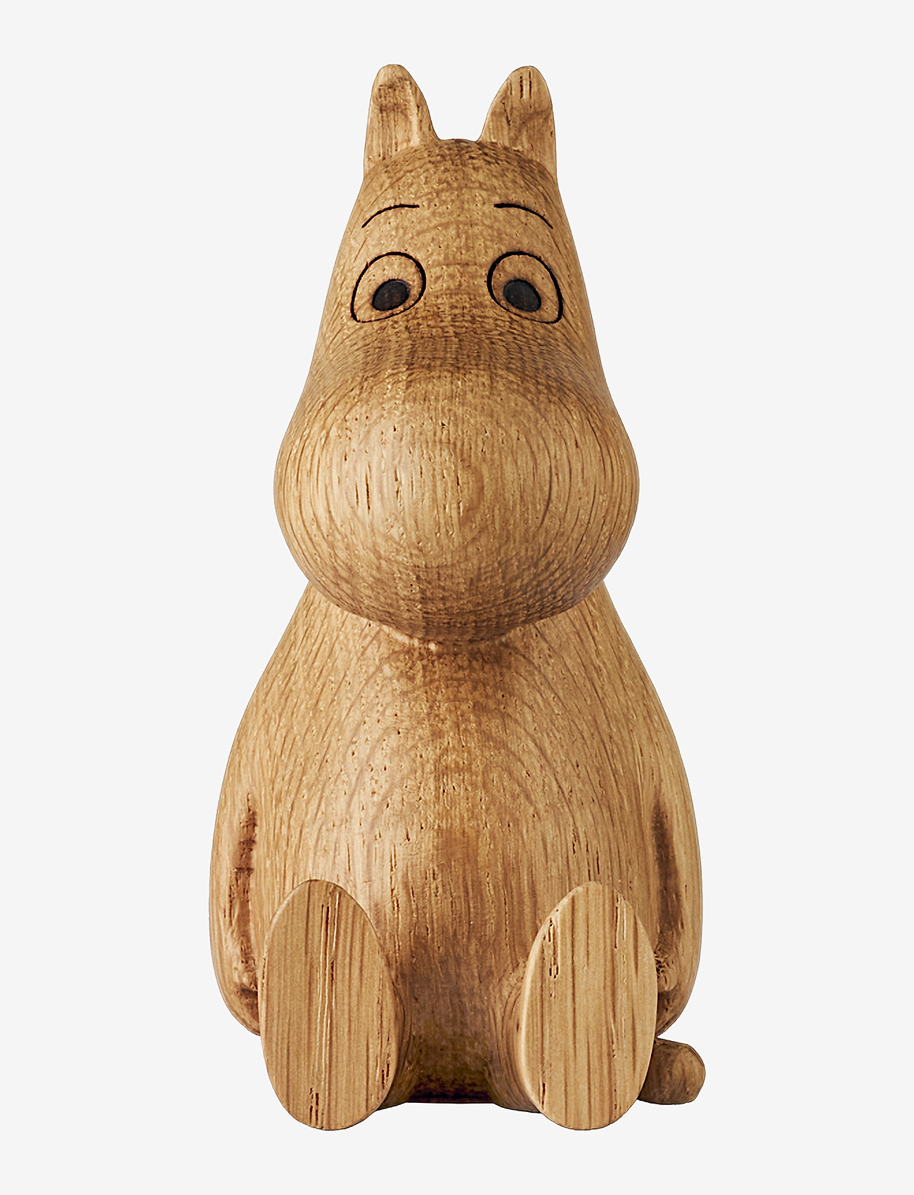 Dsignhouse Moomin Mumitroll Oak Figurine Made By Hand, Træfigur, Str: 10 CM