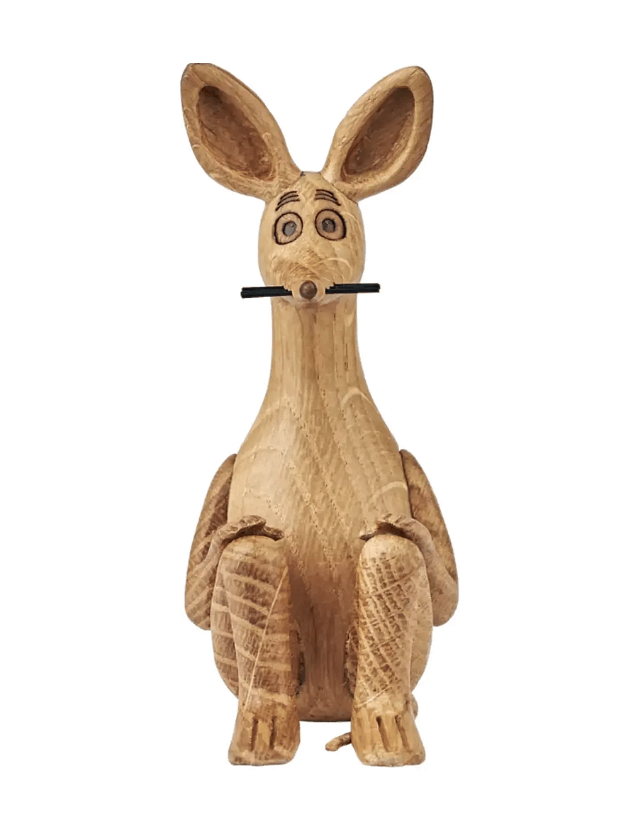 Dsignhouse Moomin - Mumitroldene træfigur egetræ Sniff - puidust kujud - natural - 1