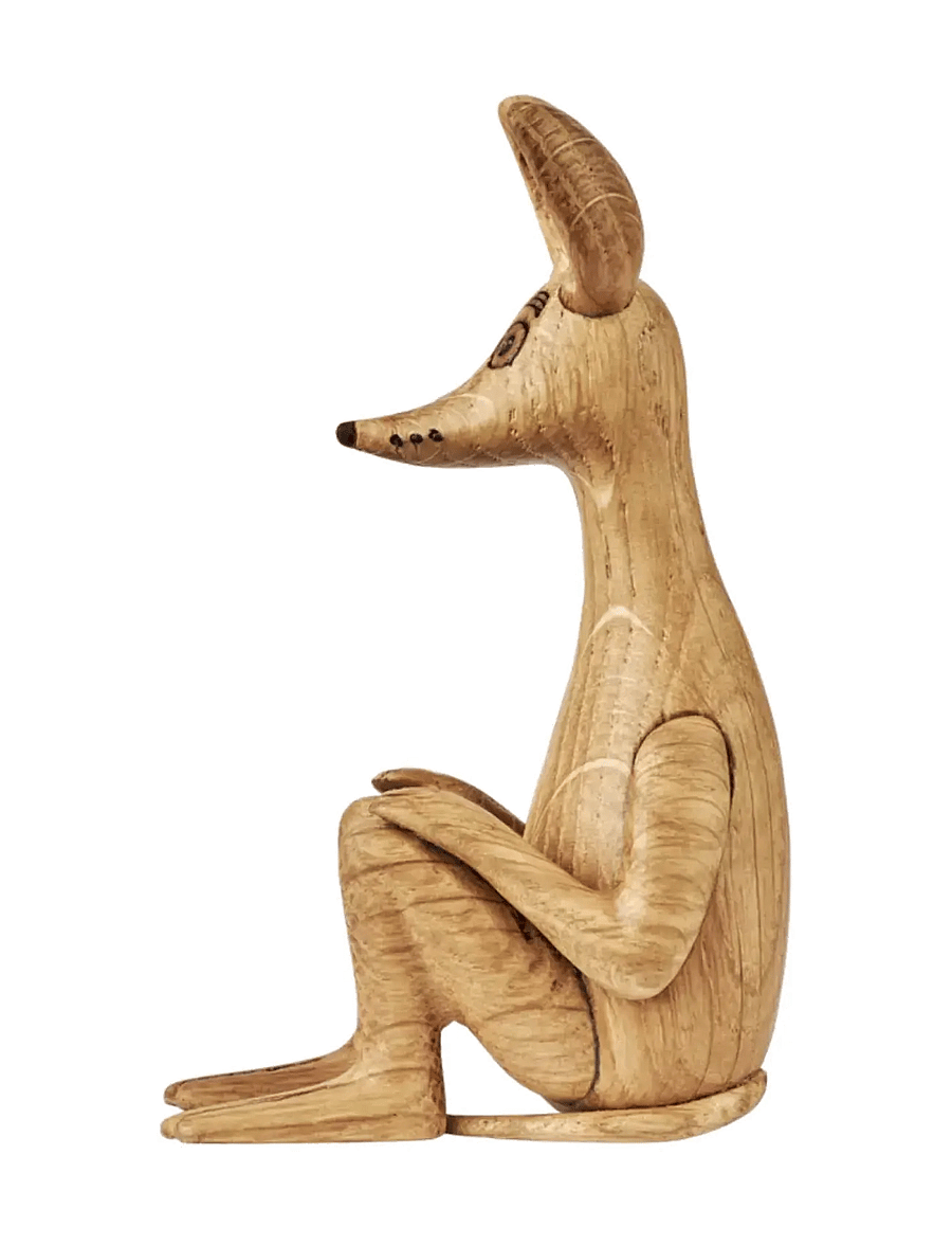 Dsignhouse Moomin - Mumitroldene træfigur egetræ Sniff - puidust kujud - natural - 2