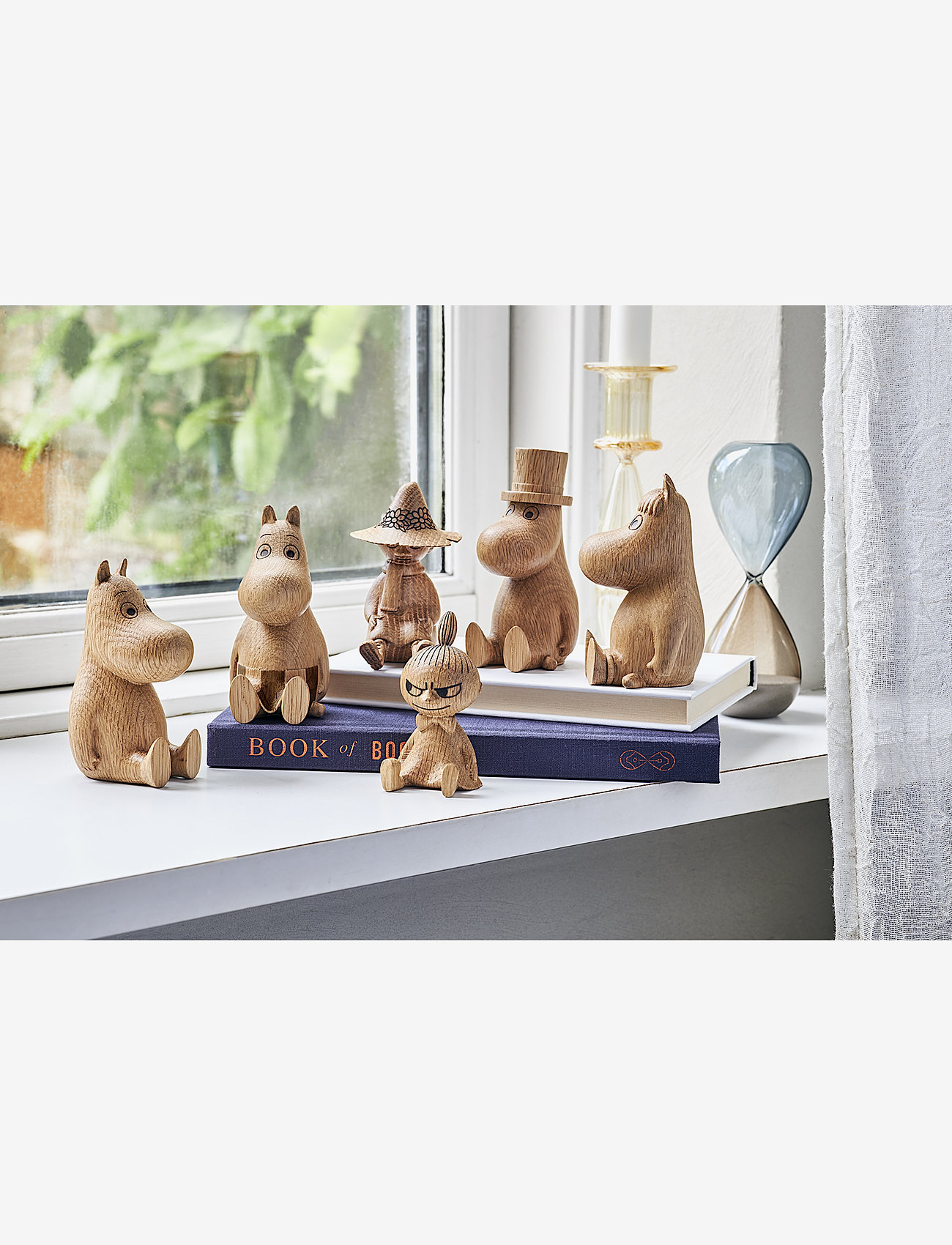 Dsignhouse Moomin - Snorkmaiden osk figurine made by hand - wooden figures - natural - 3