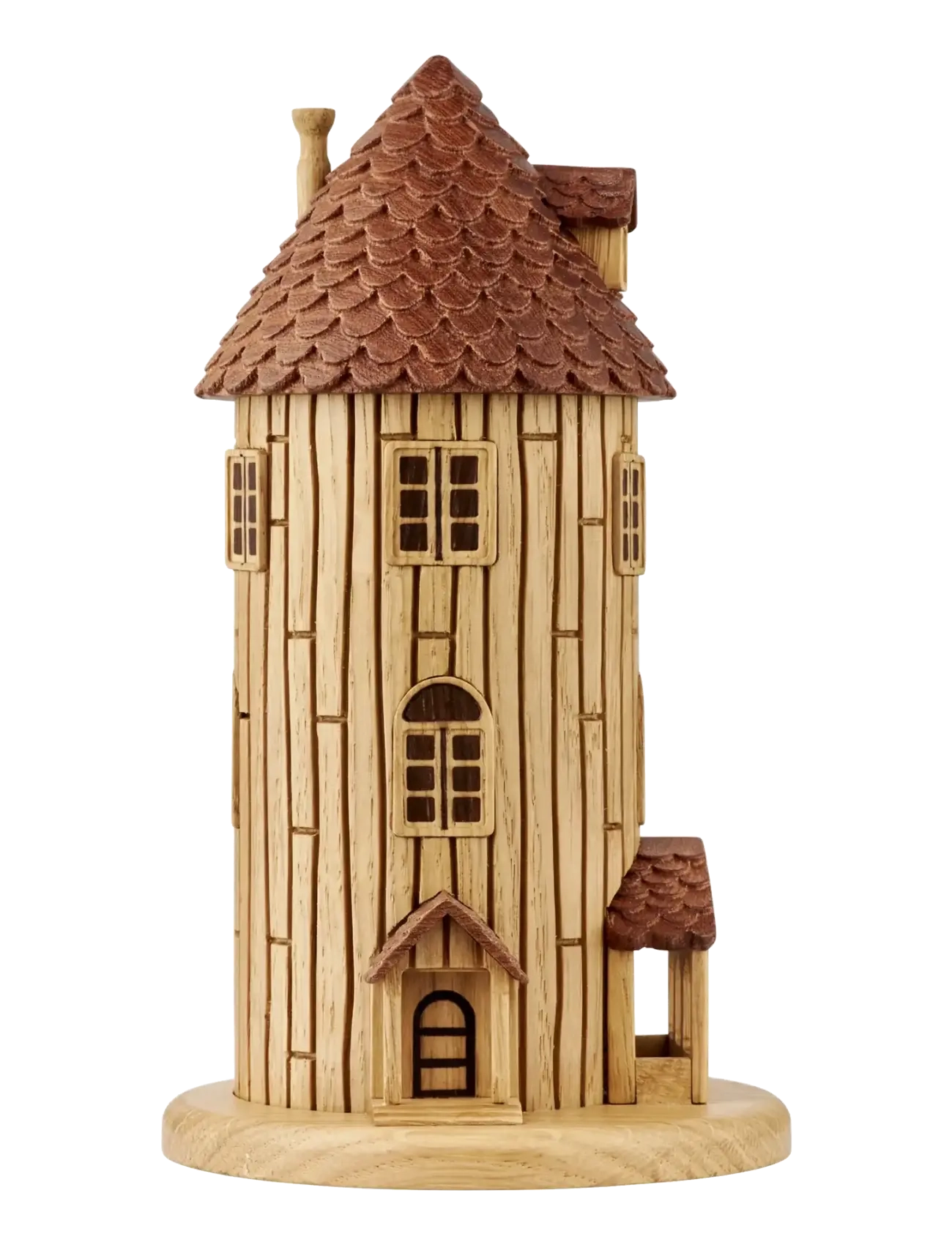 Dsignhouse Moomin - Mumitroldenes hus, FSC egetræ/sapele - holzfiguren - natural - 2