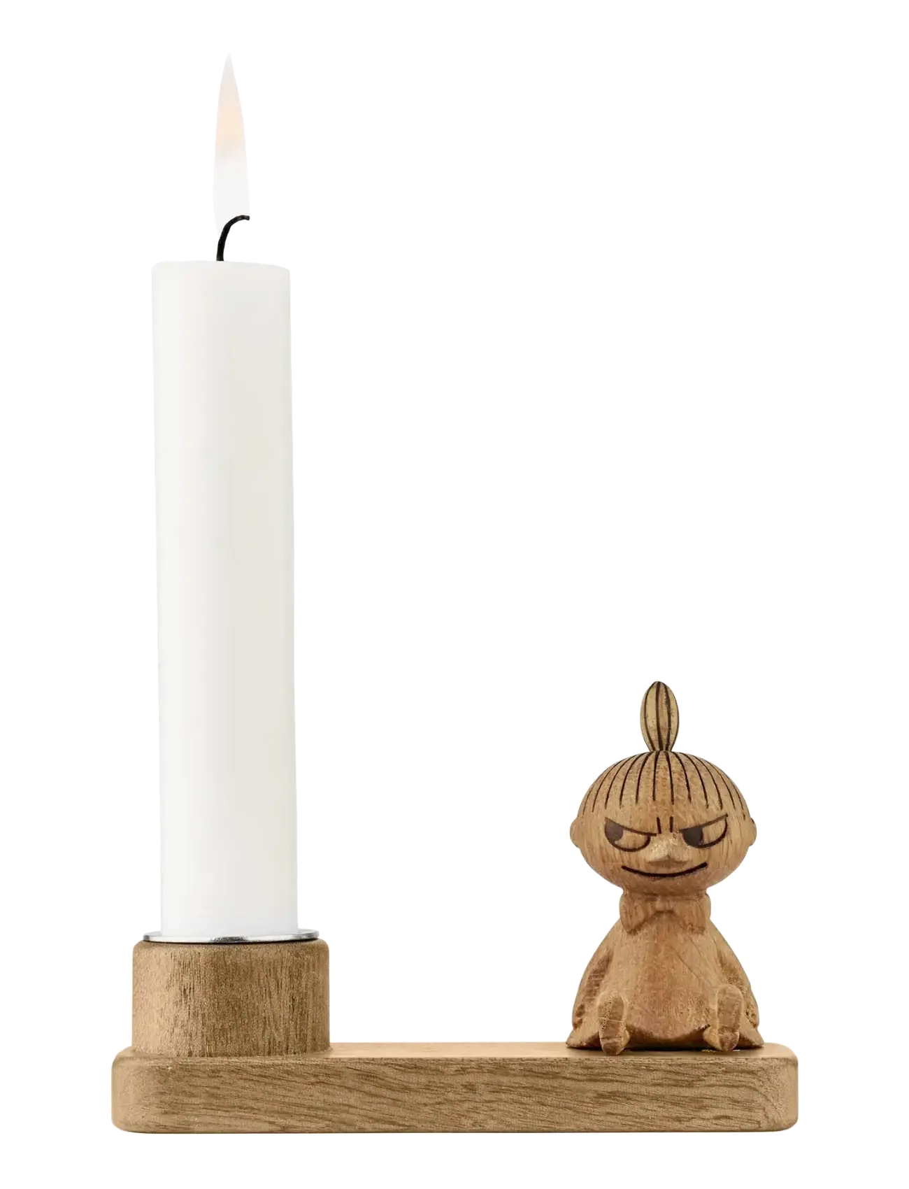 DSIGNHOUSE MOOMIN Mumitroldene Lysestage Lille My Fsc Egetræ NATURAL - H:6CM - Unisex