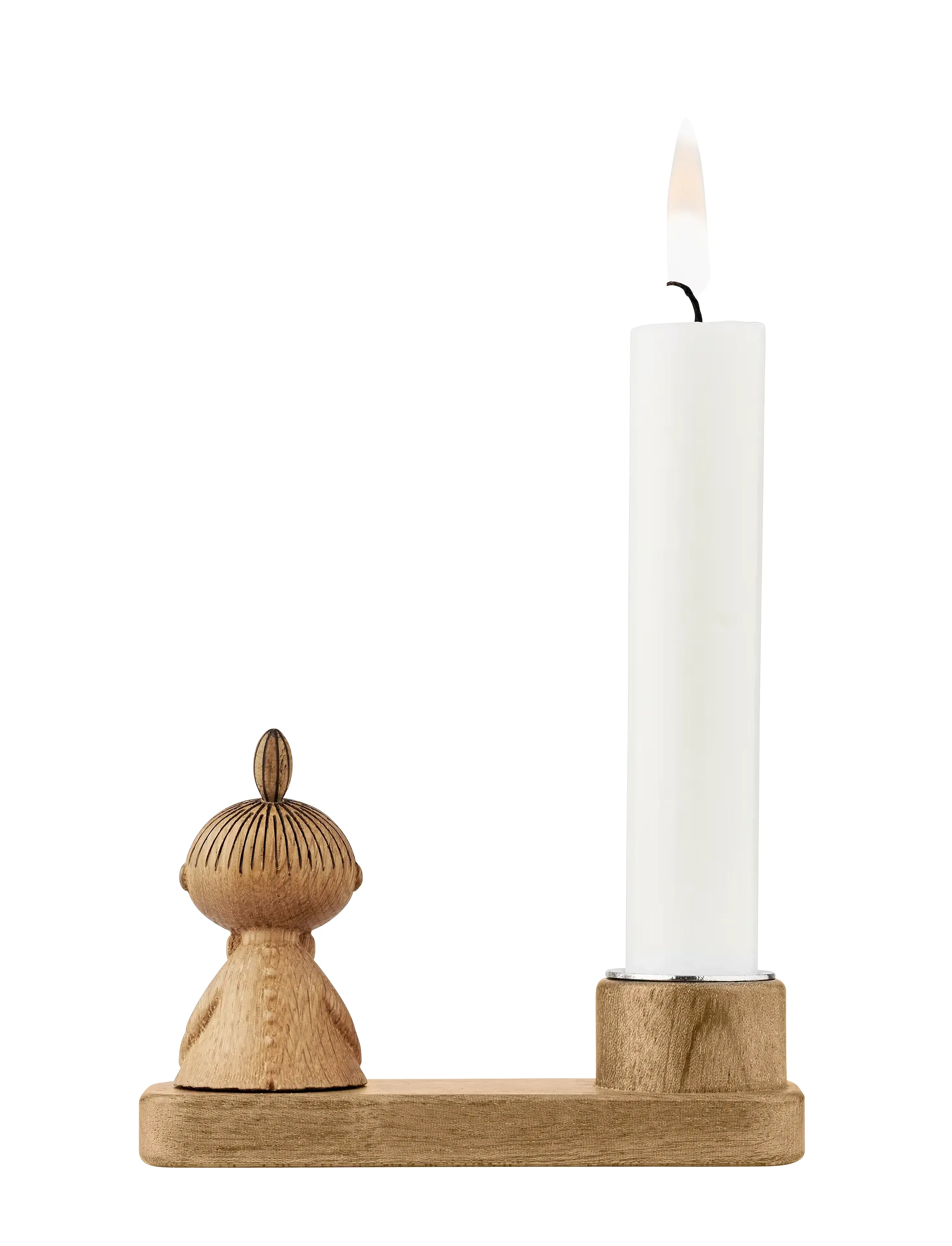 Dsignhouse Moomin Mumitroldene Lysestage Lille My Fsc Egetræ, H:6 cm, Lysestager & Lanterner > Lysestager, Unisex