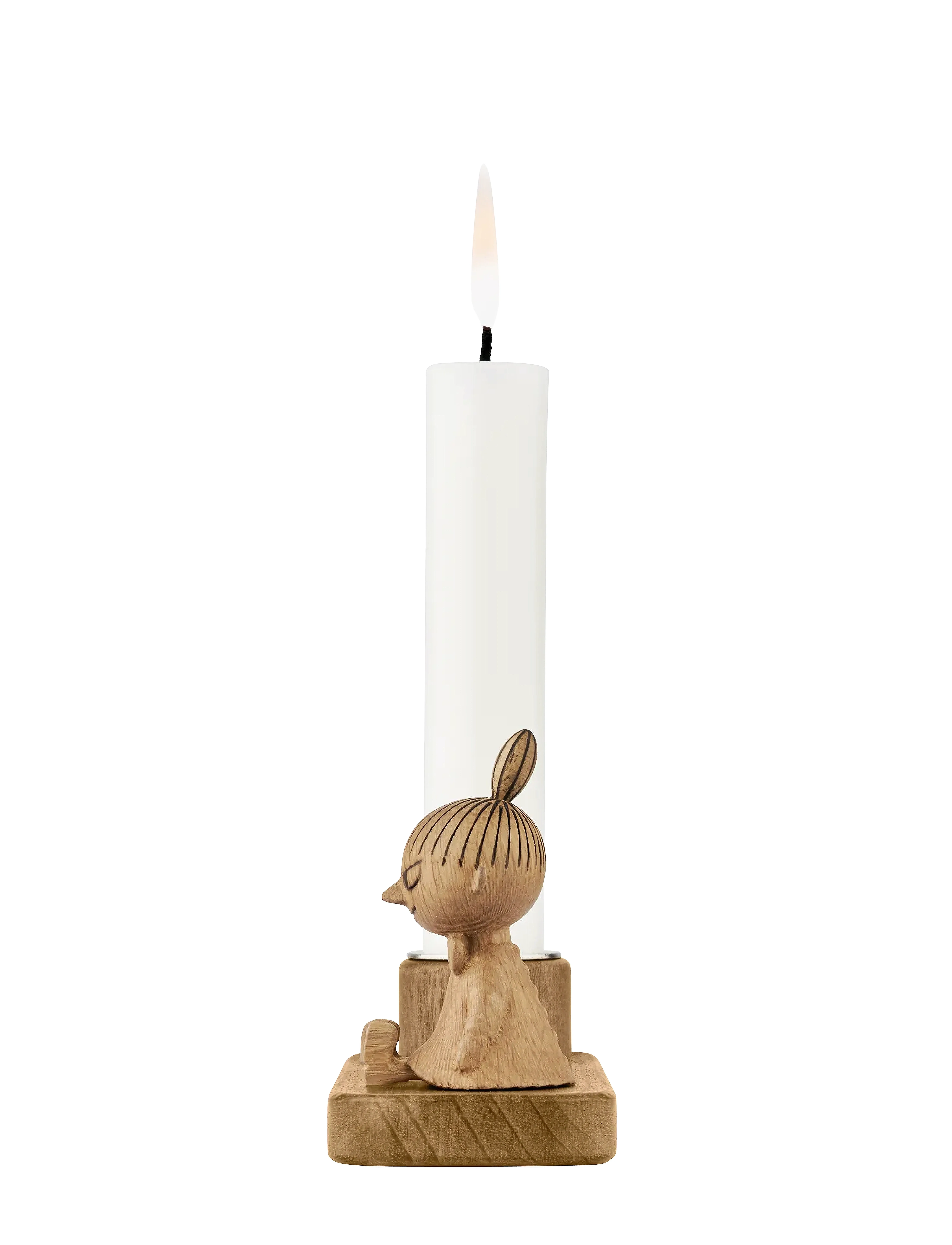 Dsignhouse Moomin - Mumitroldene lysestage Lille My FSC Egetræ - candlesticks - natural - 3