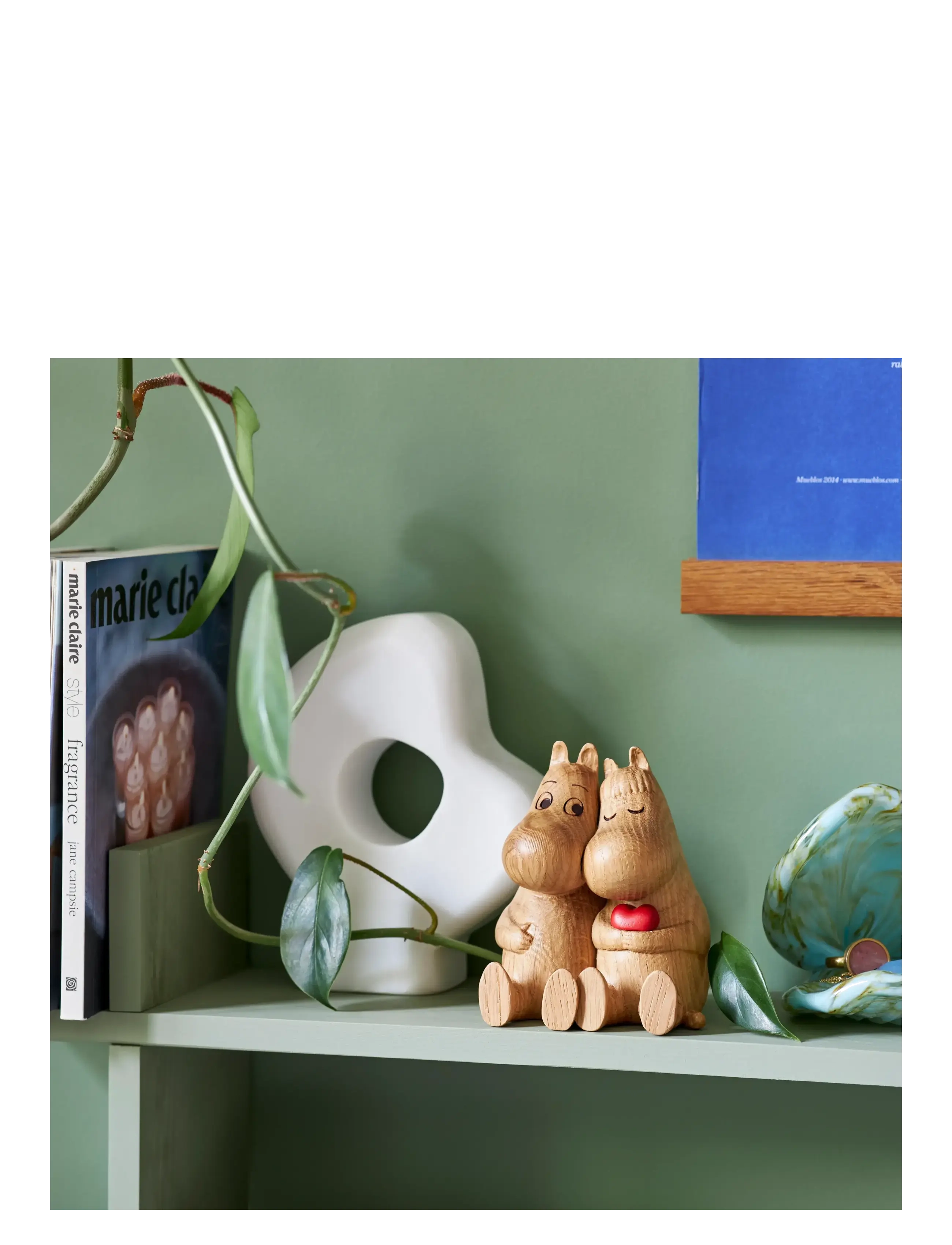 Dsignhouse Moomin - Mumitroldene HUG mini S FSC Egetræ - skulpturer & figurer - natural - 2