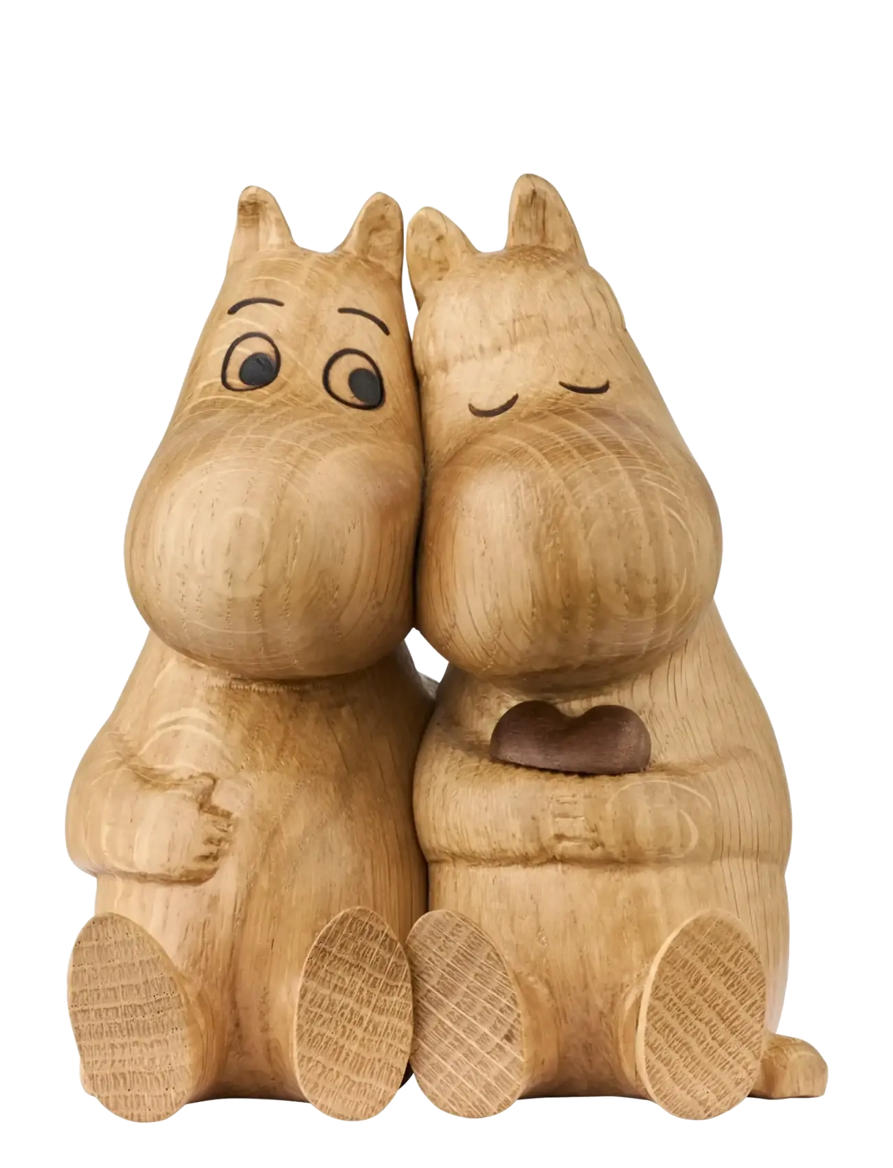 Dsignhouse Moomin Mumitroldene HUG FSC m/valnød hjerte limited edition - View all - NATURAL / natural