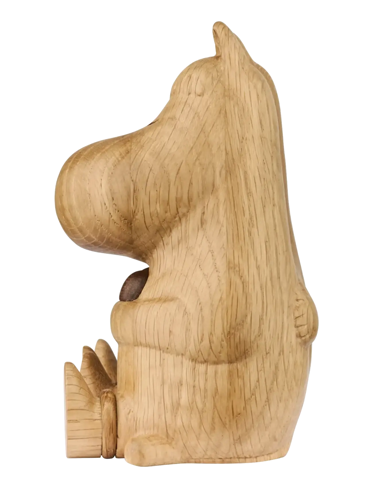 Dsignhouse Moomin - Mumitroldene HUG FSC m/valnød hjerte limited edition - skulpturer & figurer - natural - 2