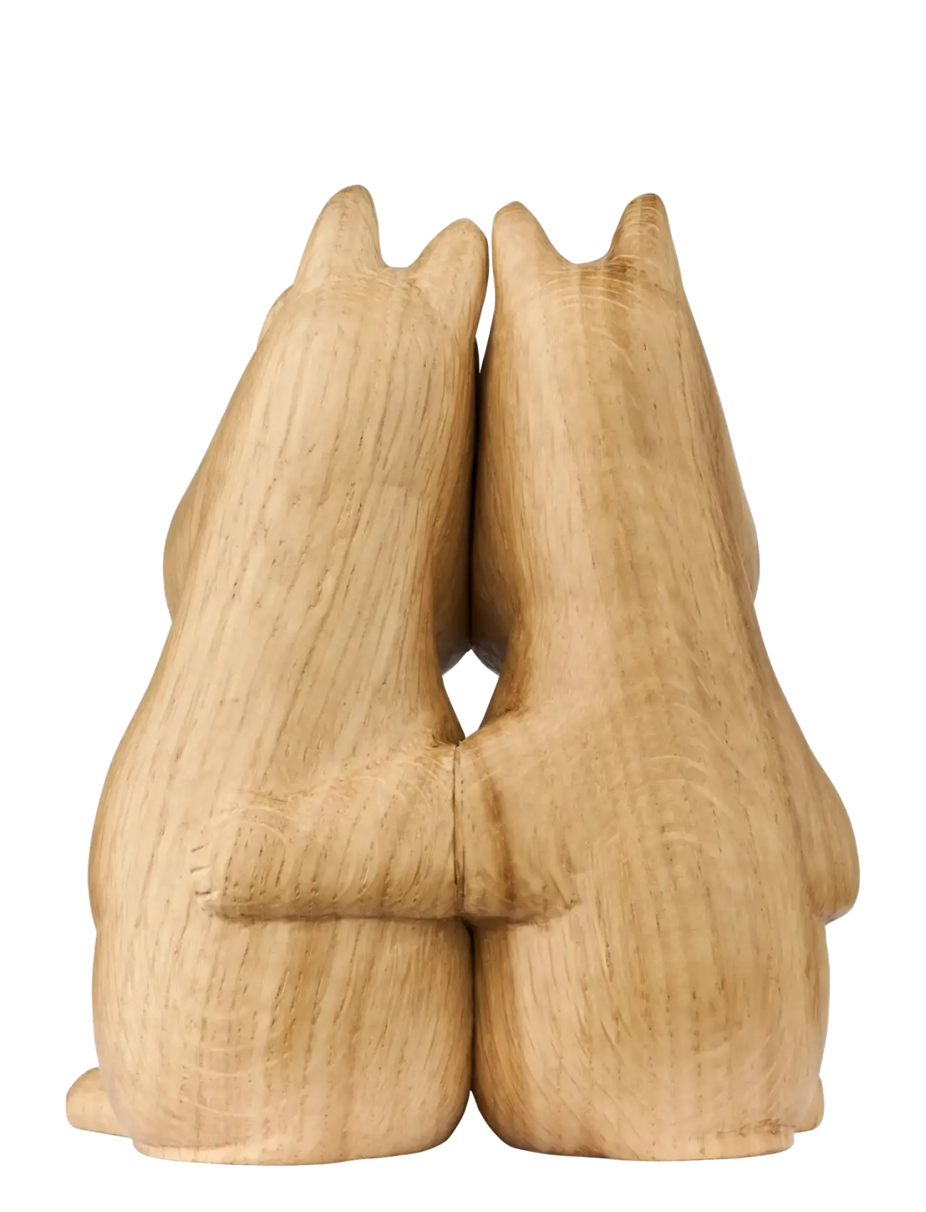 Dsignhouse Moomin - Mumitroldene HUG FSC m/valnød hjerte limited edition - skulpturer & figurer - natural - 3