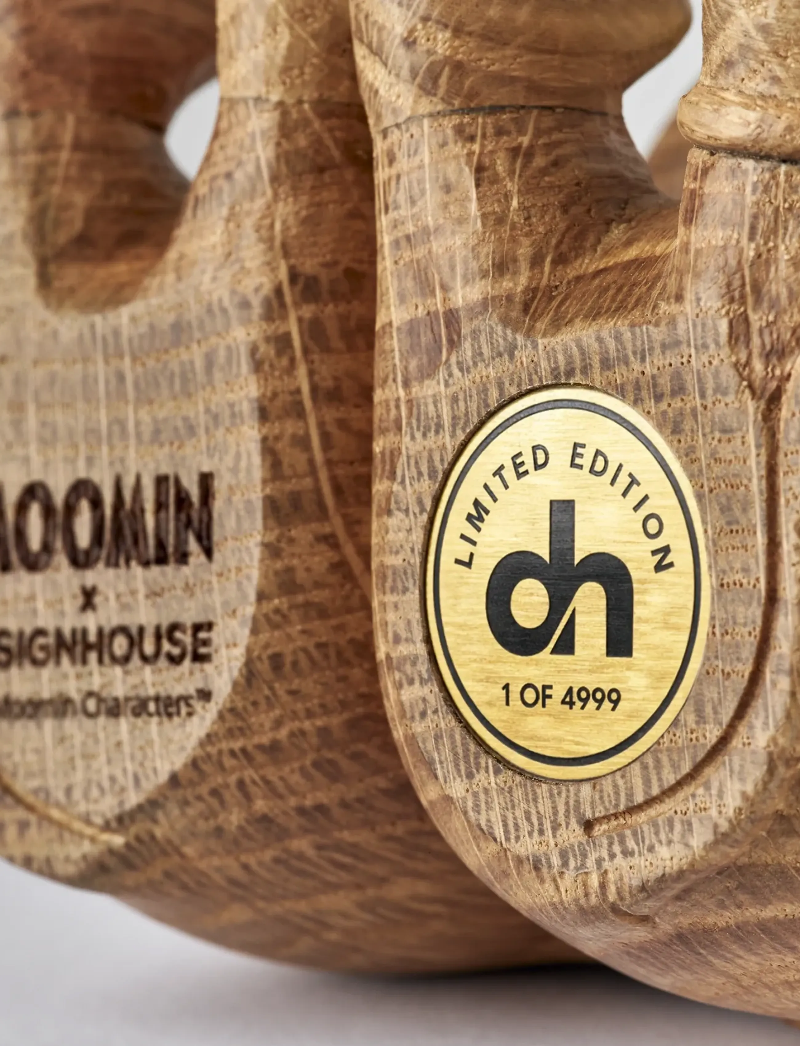 Dsignhouse Moomin - Mumitroldene HUG FSC m/valnød hjerte limited edition - skulpturer & figurer - natural - 4