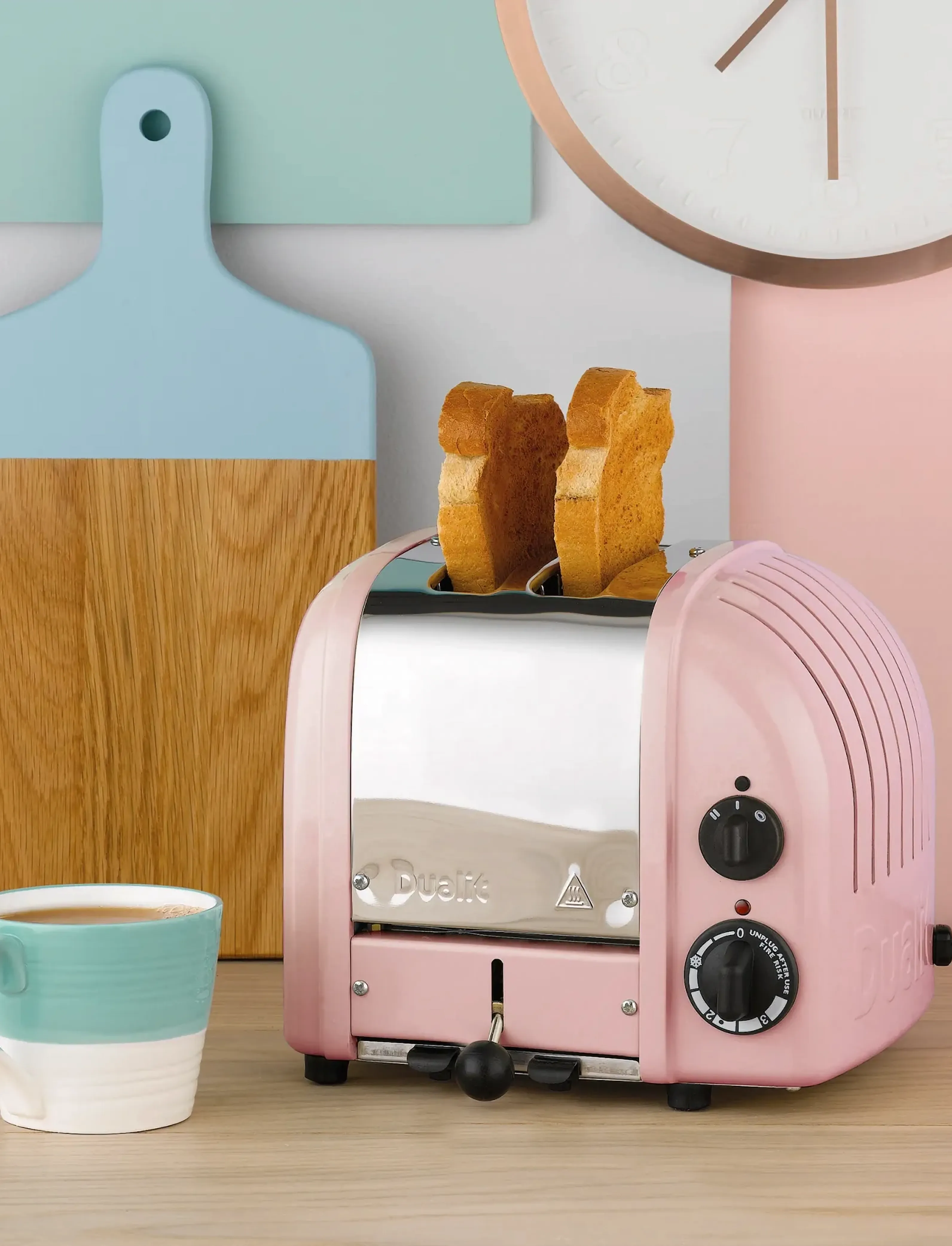 Dualit Brødrister Classic, 2 S, Pink, Køkkenmaskiner > Brødristere, Unisex