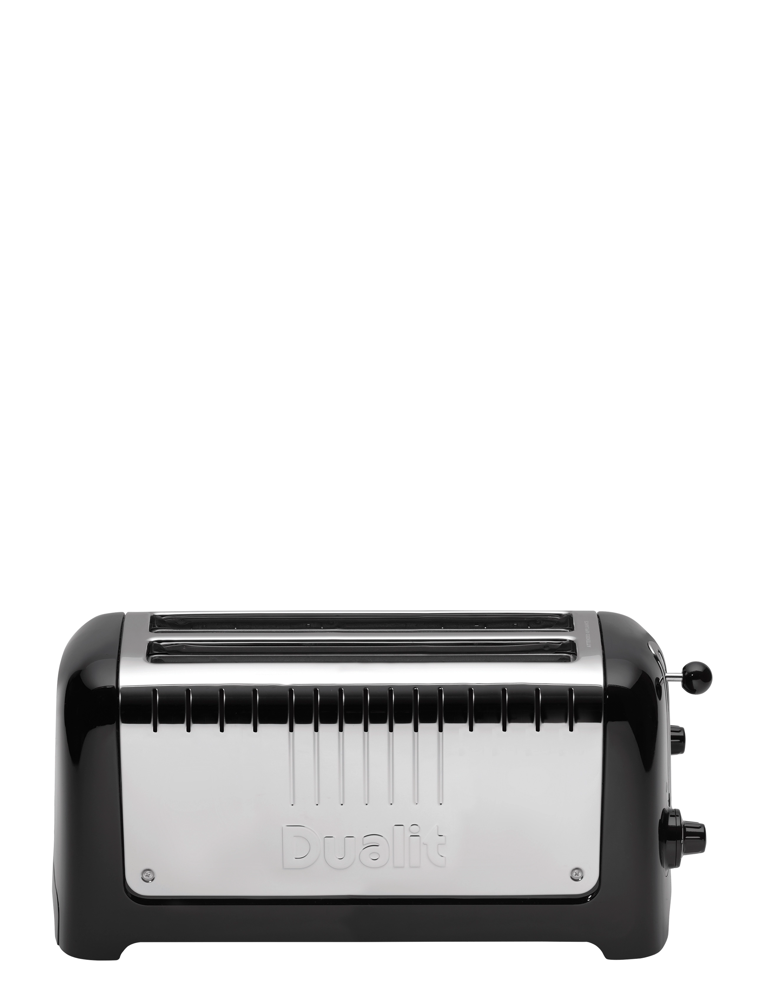 Dualit Brødrister Lidt Lang, 2 S, Black, Køkkenmaskiner > Brødristere, Unisex