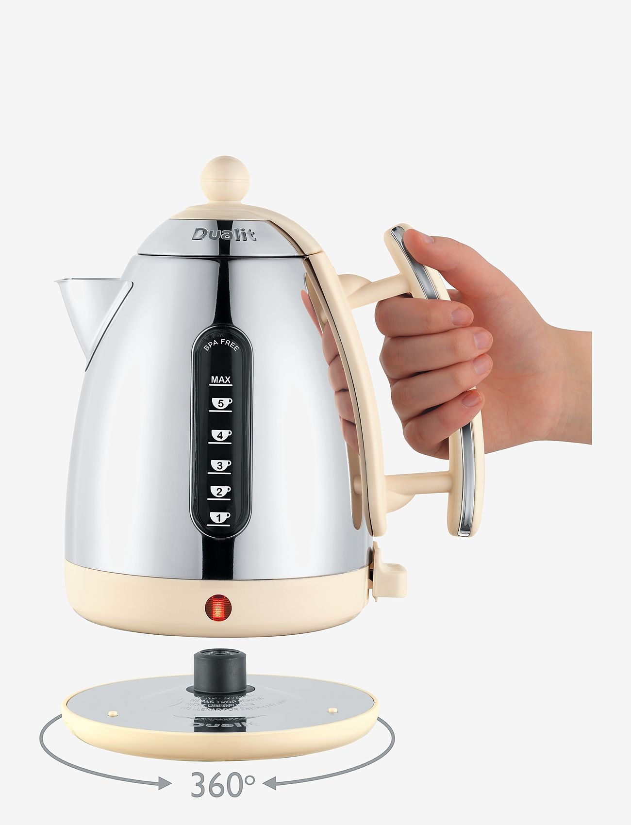 Dualit - KETTLE "LITE" - køb efter pris - cream - 2