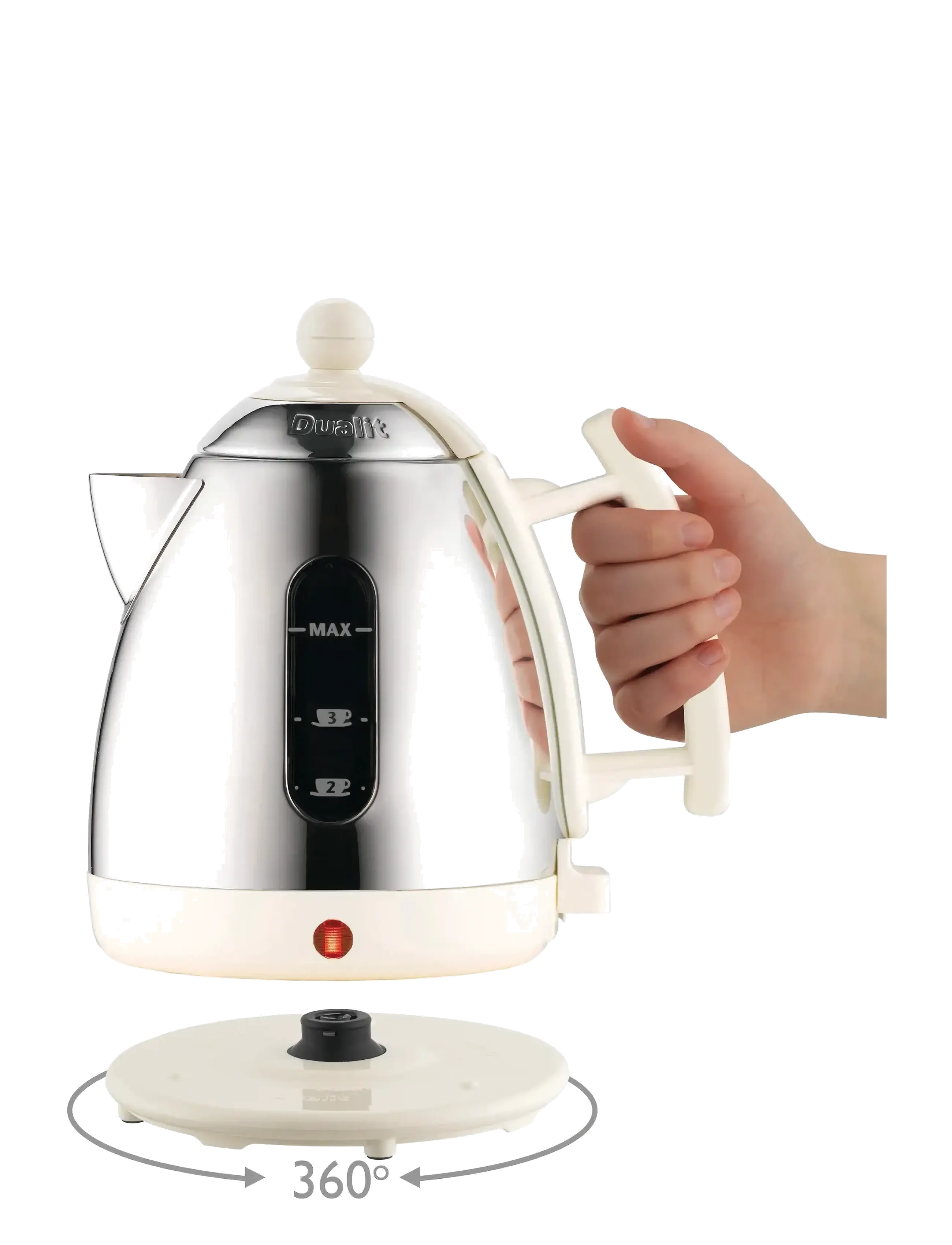 Dualit - KETTLE "LITE" - køb efter pris - canvas white - 2