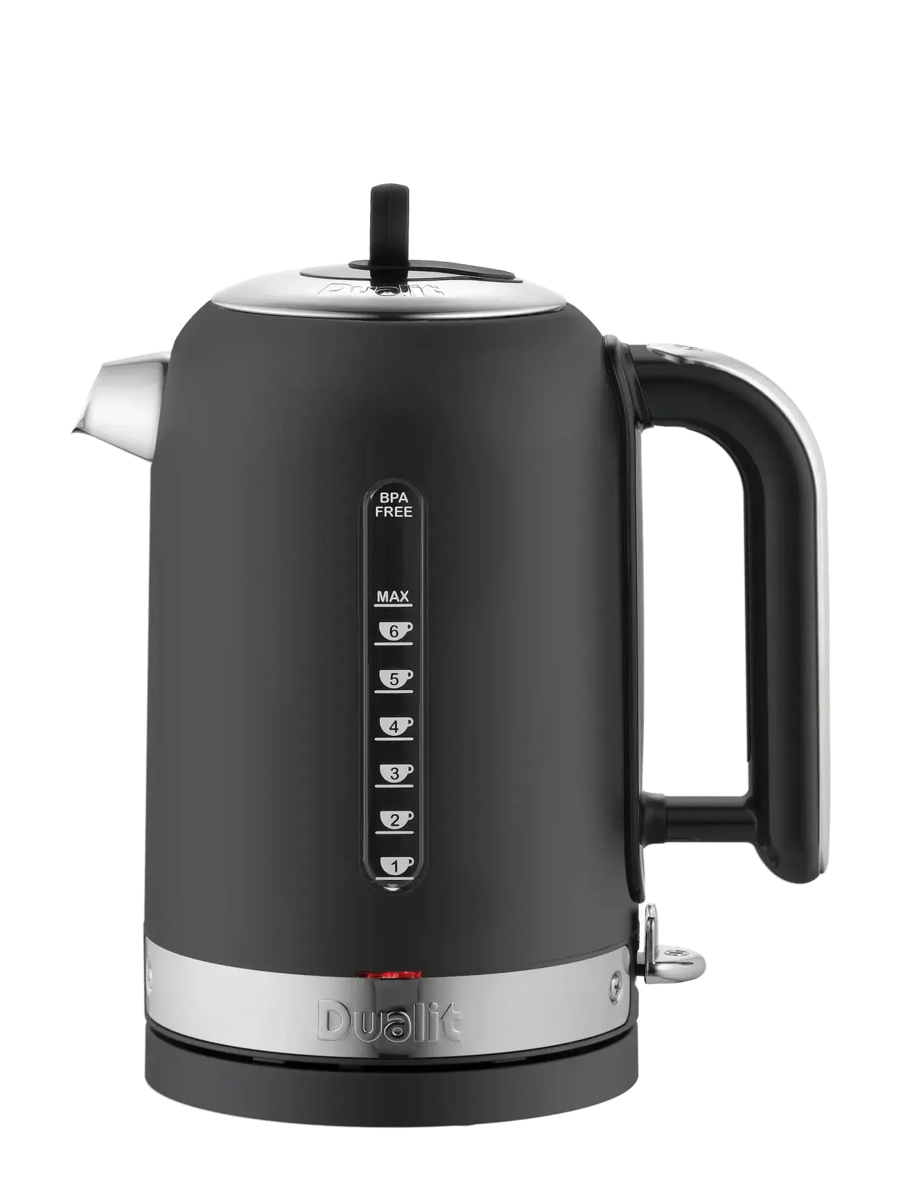 Dualit Vattenkokare Classic, Svart Matt, 1,7L, Kedel og vandkoger, Sort, Str: 1.7 L