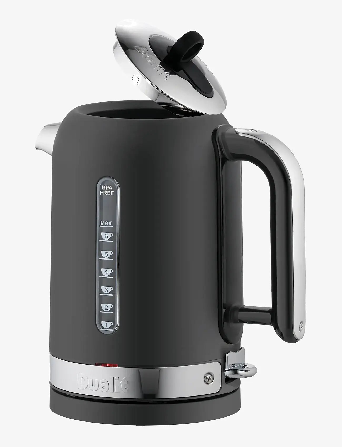 Dualit - VATTENKOKARE CLASSIC, SVART MATT, 1,7L - kettles & water boilers - black matt - 3