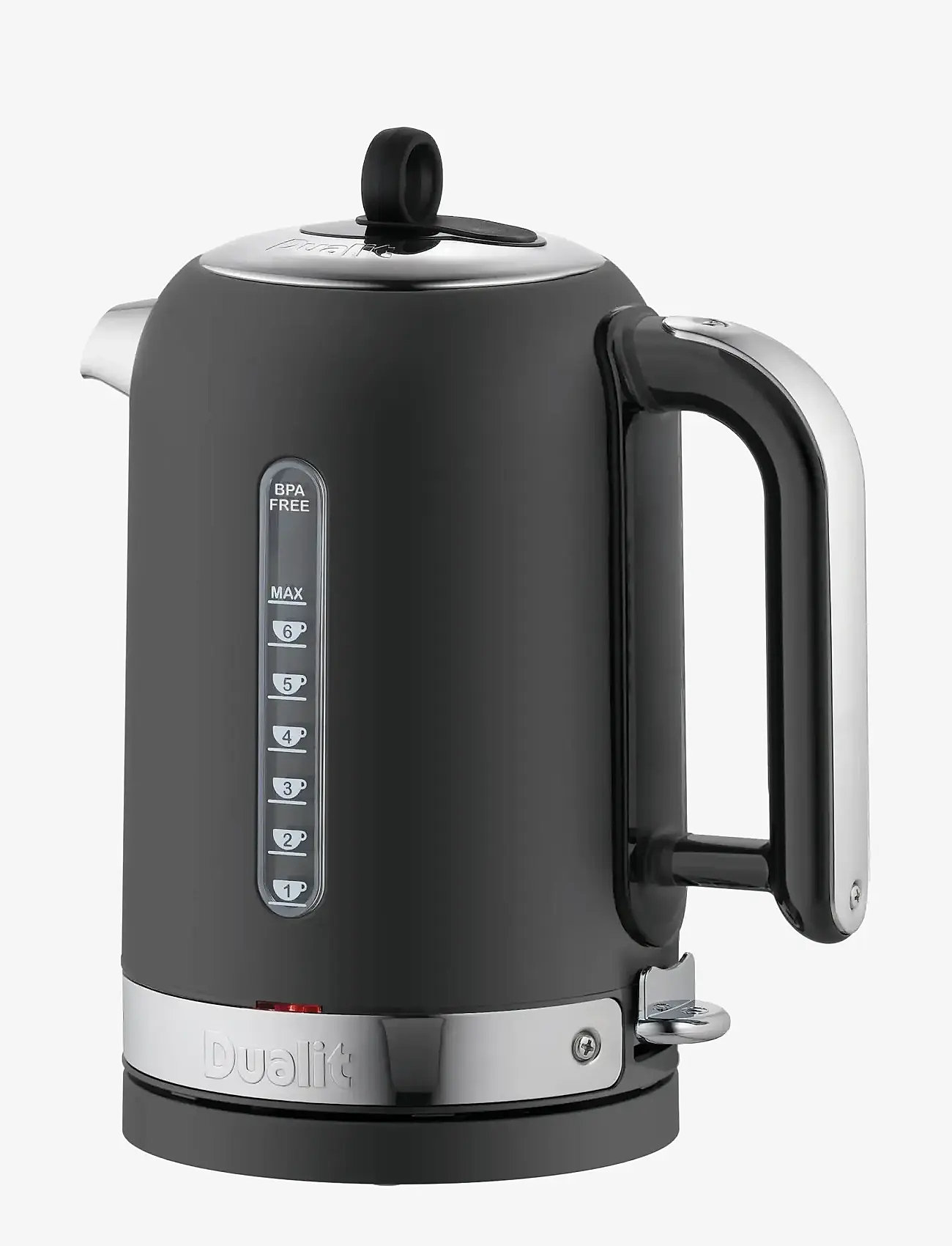 Dualit - VATTENKOKARE CLASSIC, SVART MATT, 1,7L - kettles & water boilers - black matt - 4