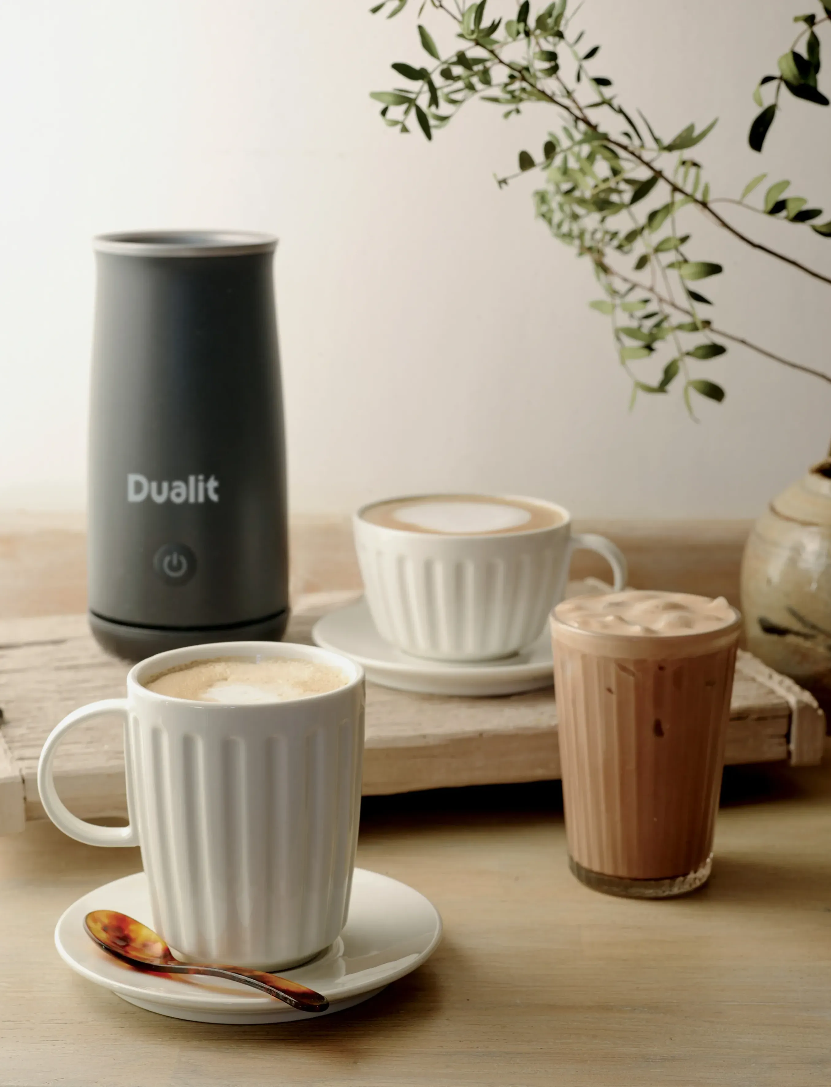 Dualit Mjölkskummare Med Chokladfunktion Svart, 340 ml, Tea & Coffee Accessories, Schwarz - Milk Frothers, Homeware