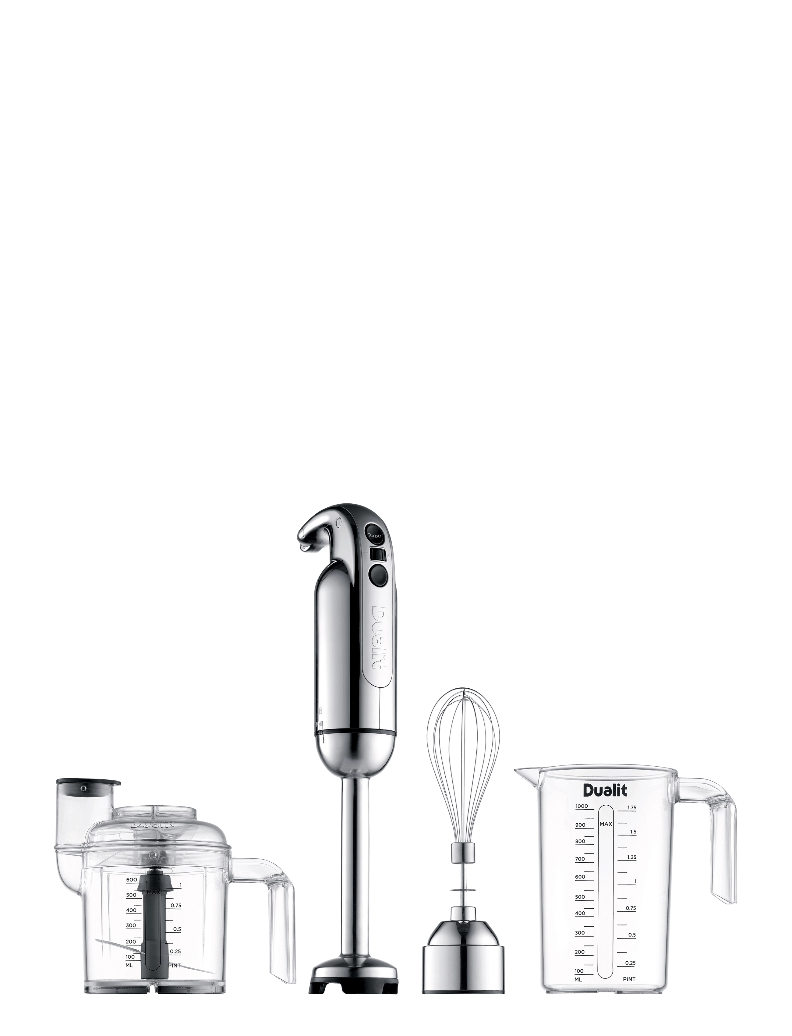 Dualit Stavmixer, Stavblender, Sølv, Str: 700 W