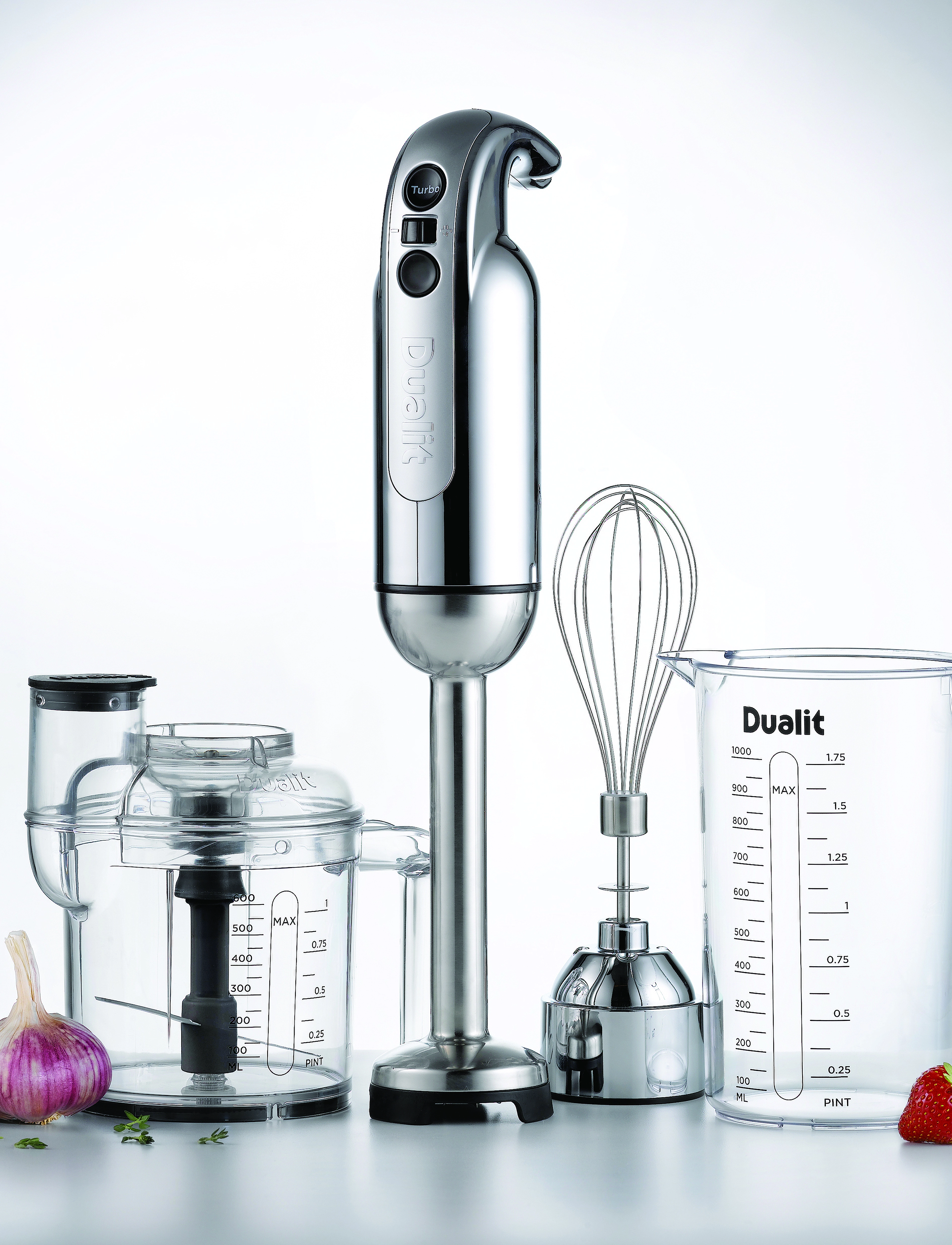 Dualit Stavmixer, 700 W, Silver, Køkkenmaskiner > Stavblendere, Unisex