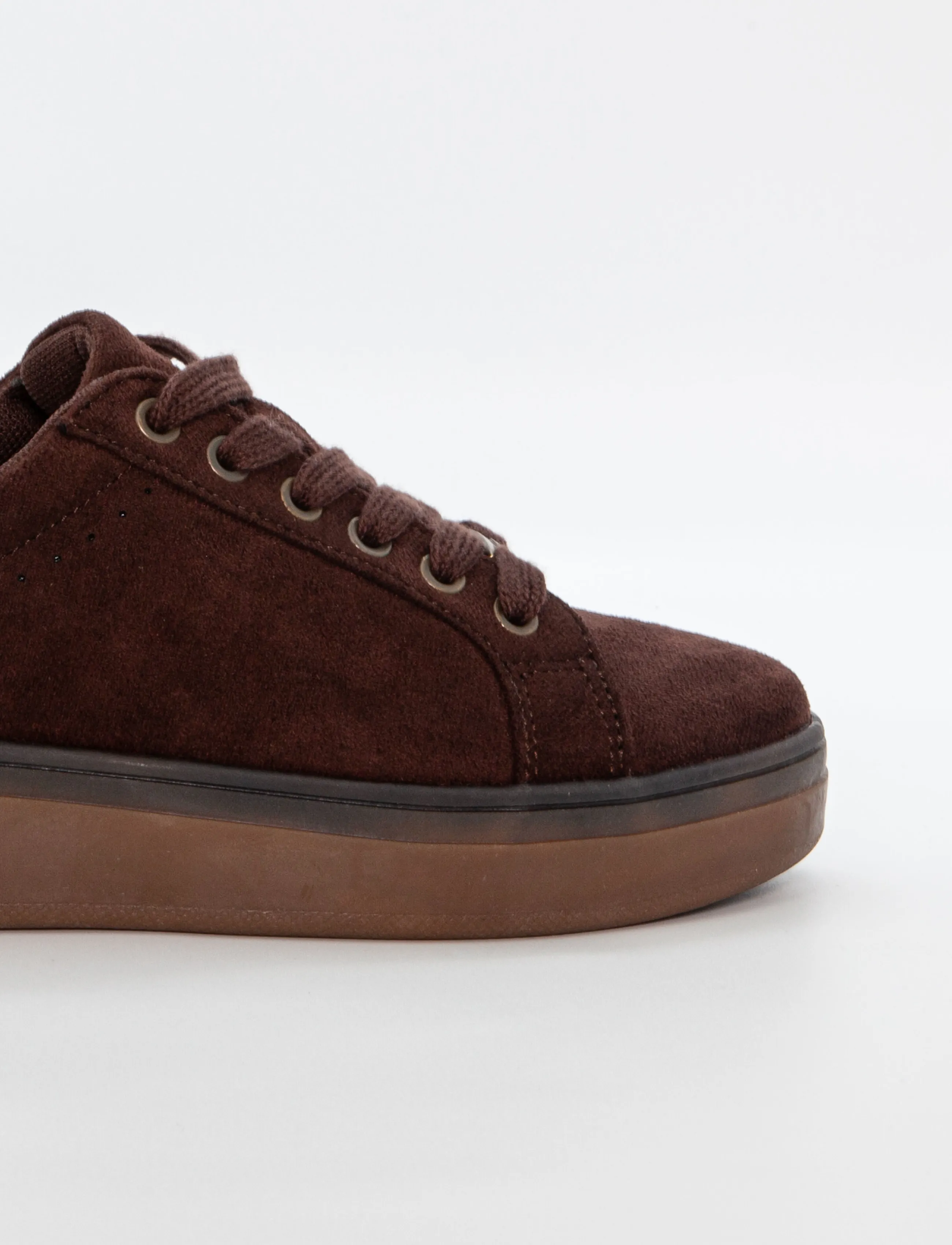 Duffy - GENOVA DICIASETTE - platform sneakers - dark brown - 4