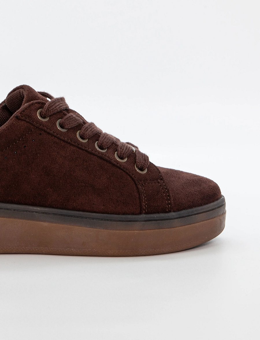 Duffy - GENOVA DICIASETTE - platform sneakers - dark brown - 4
