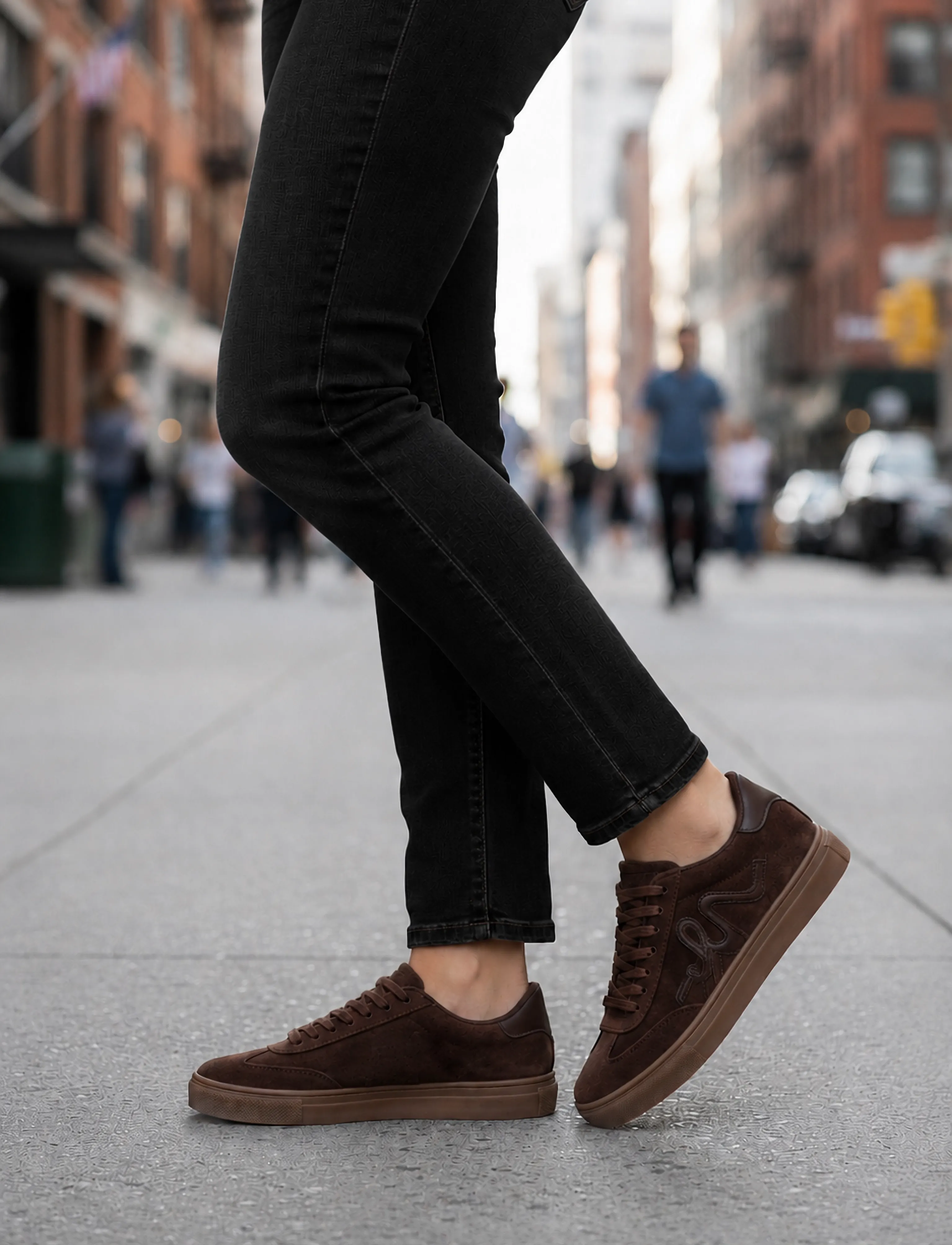 Duffy - MENFI OTTO - niedrige sneaker - dark brown - 3