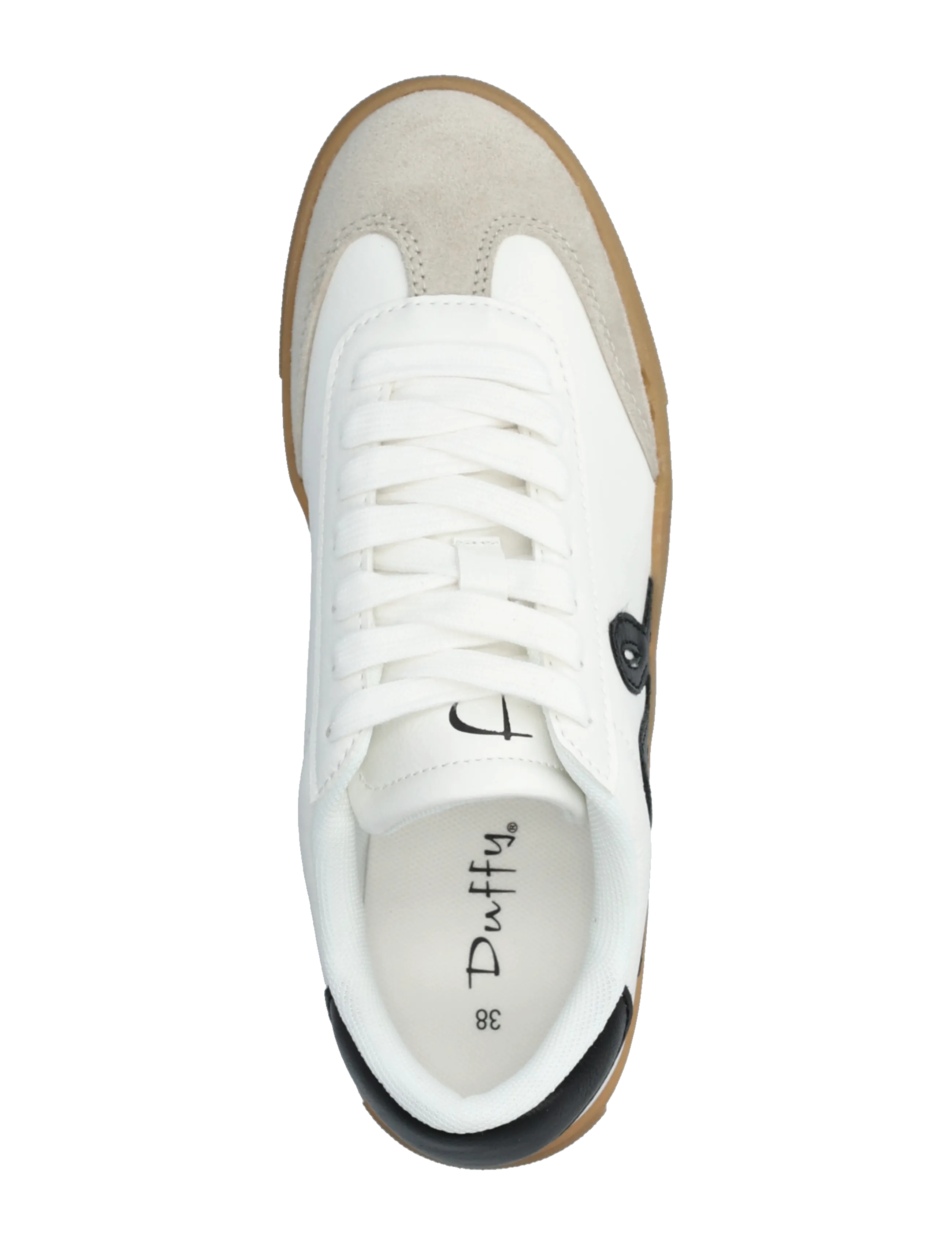 Duffy - Menfi Tre - lave sneakers - white/black - 3