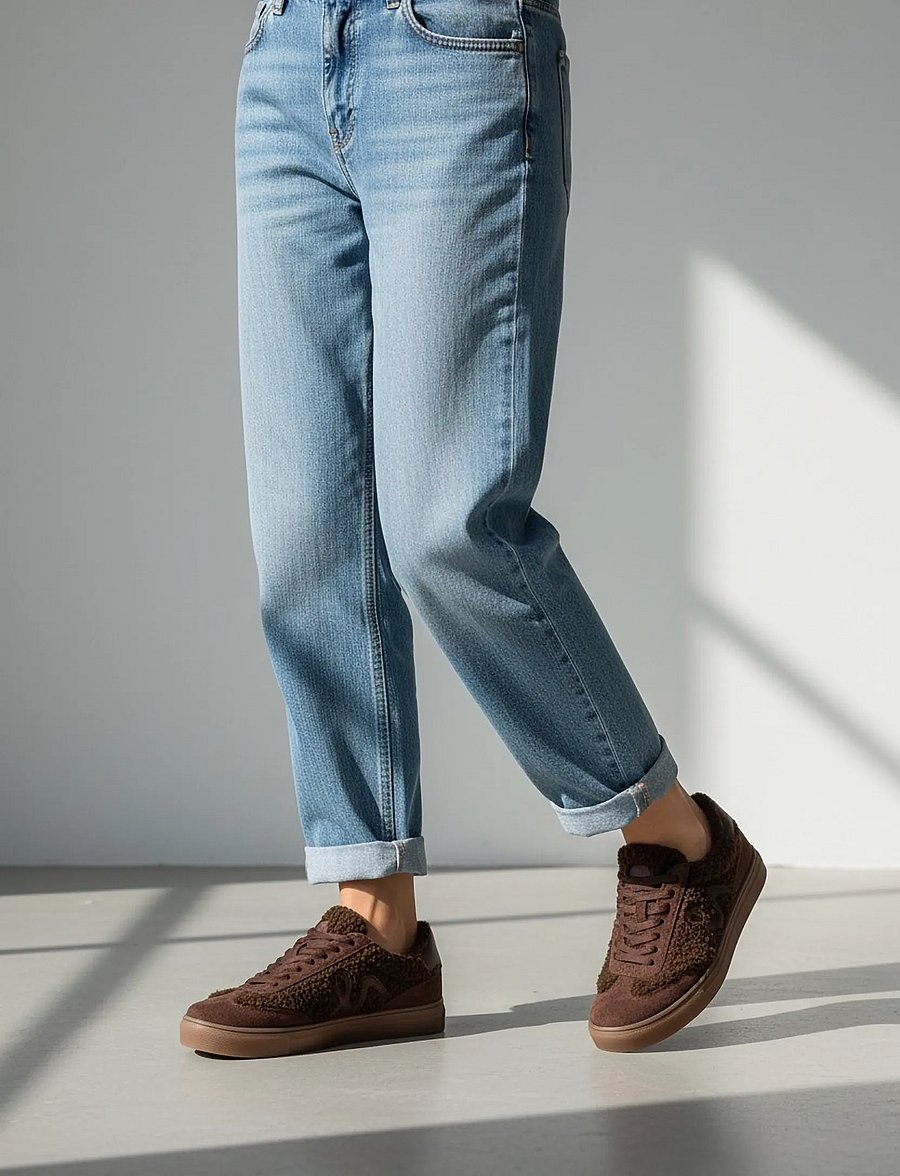 Duffy - LEUCA UNO - lave sneakers - dark brown - 0