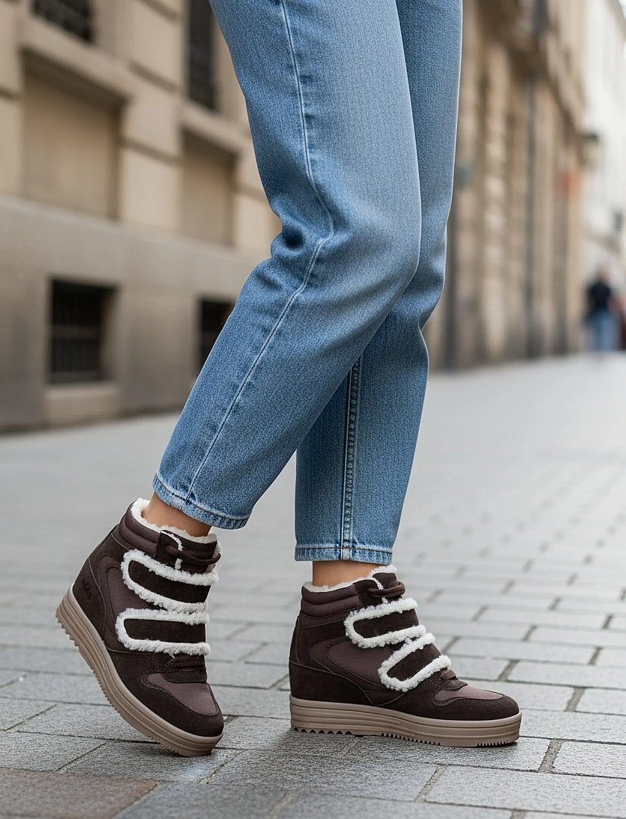 Duffy - CUNEO DUE - wedge-sneaker - dark brown - 0